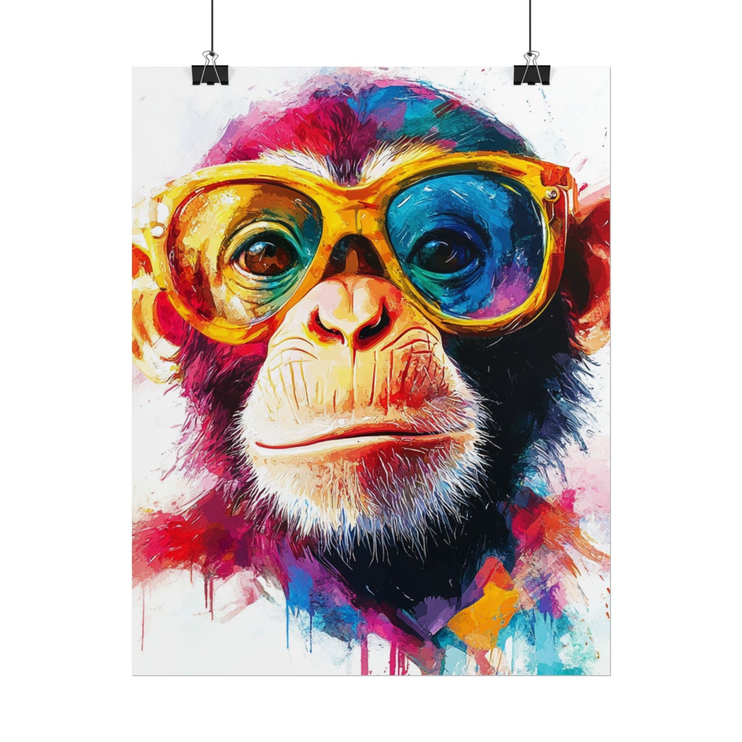 Cool Chimp - Abstract Art with a Splash of Colour