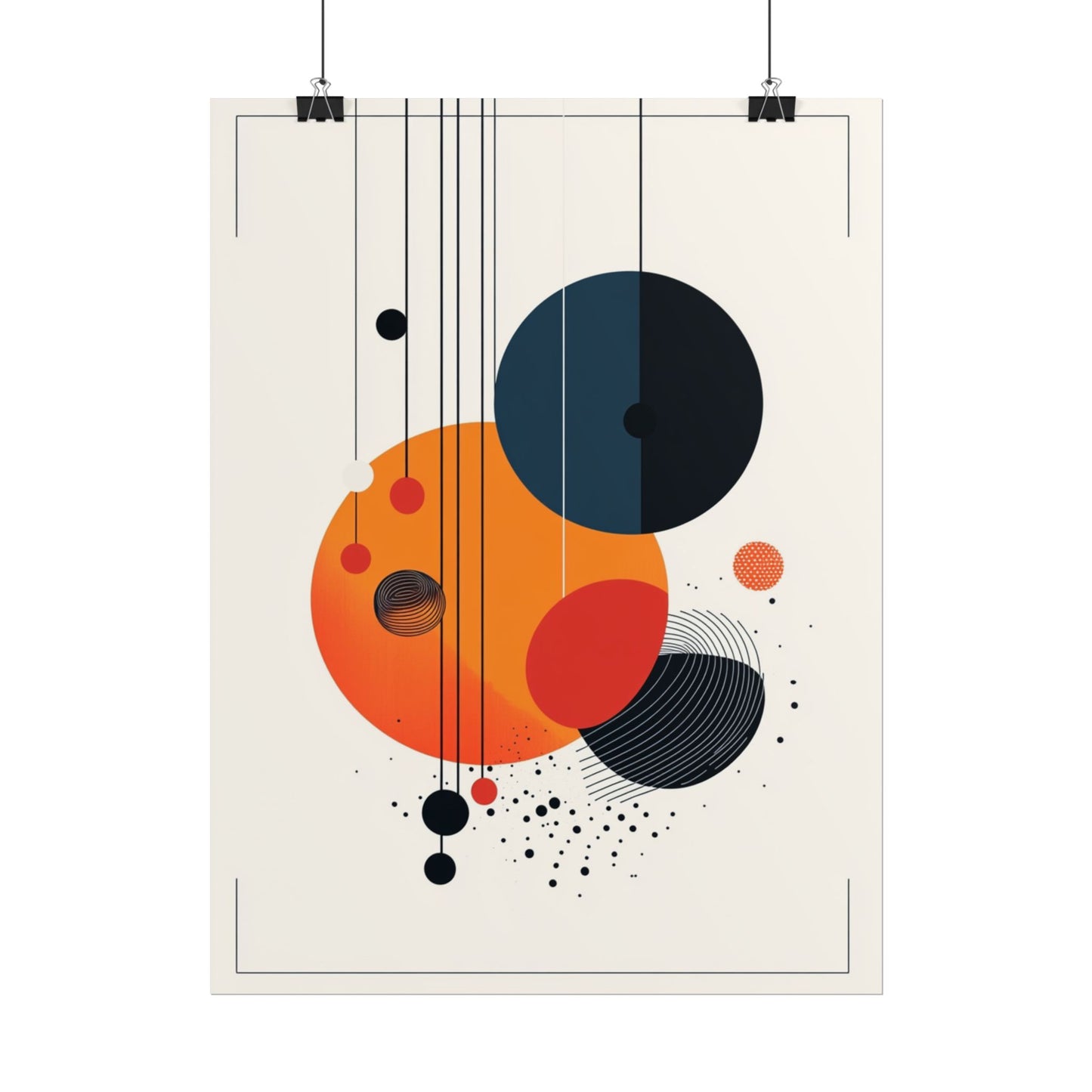 Solar Spheres - Abstract Geometric Art Print