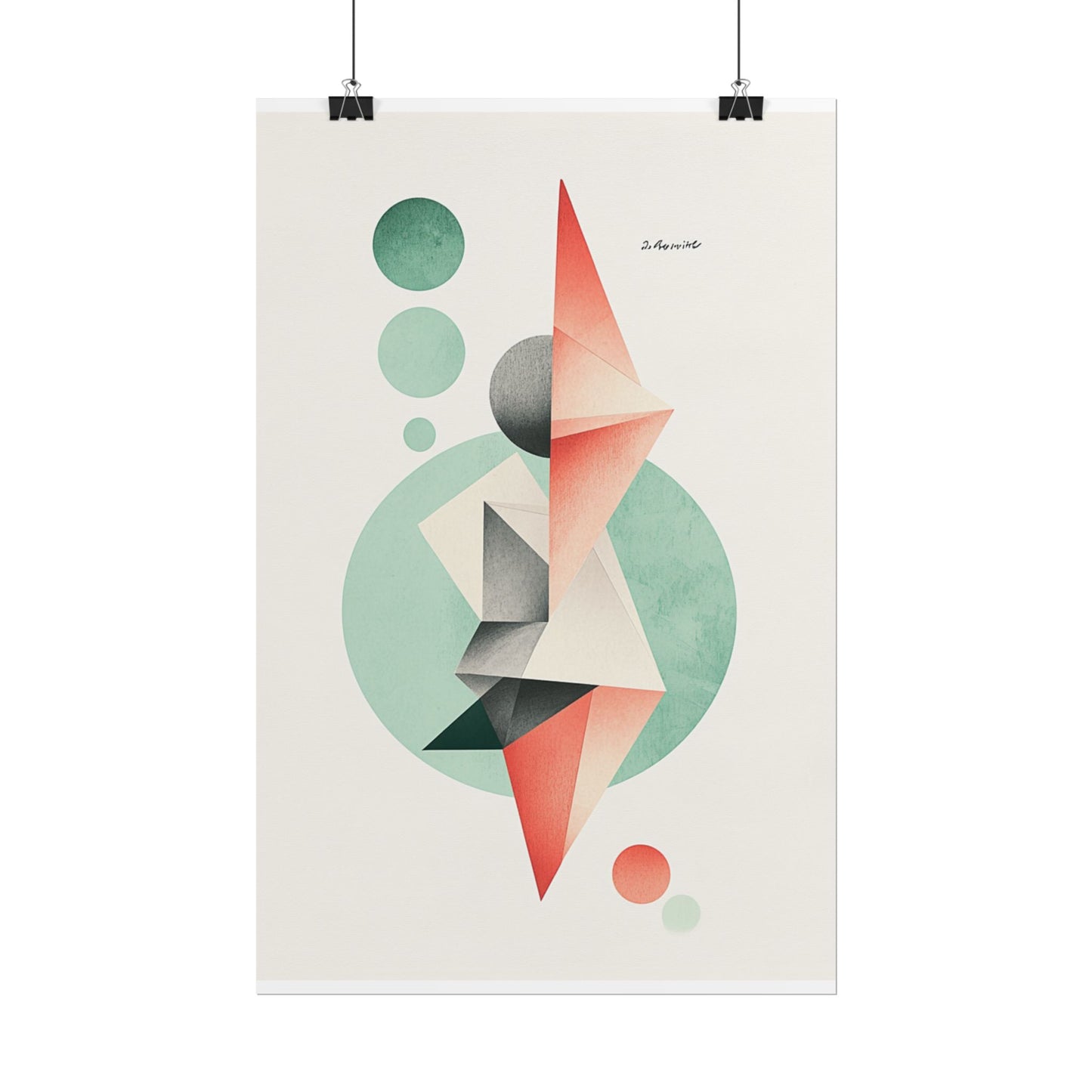 Symmetry in Motion - Geometric Abstract Art Print