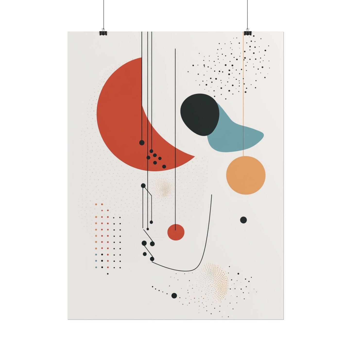 Celestial Rhythm - Abstract Geometric Art Print