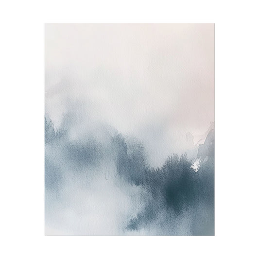 Calm Waters - Abstract Watercolour Art Print