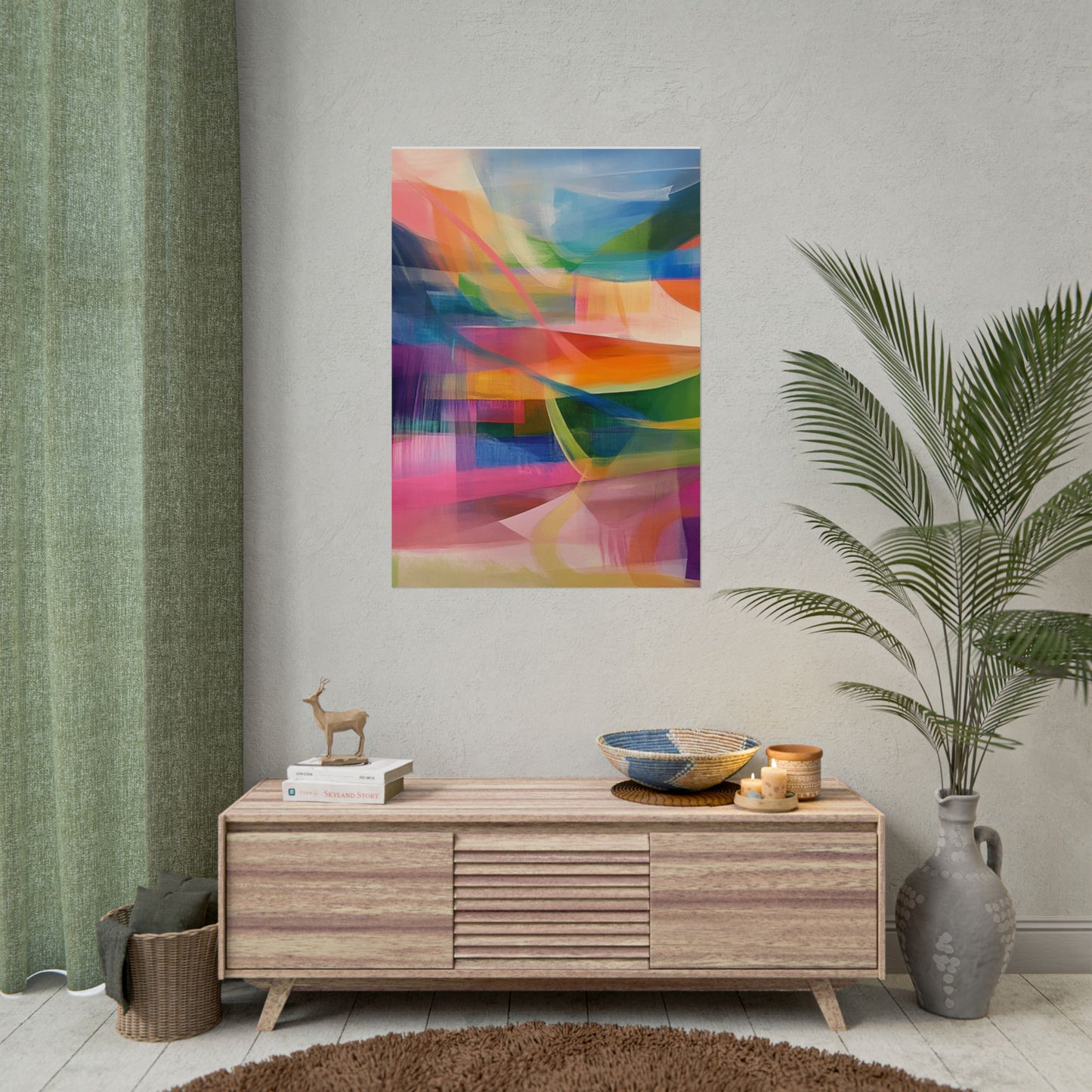 Vibrant Abstract Harmony - Art Print