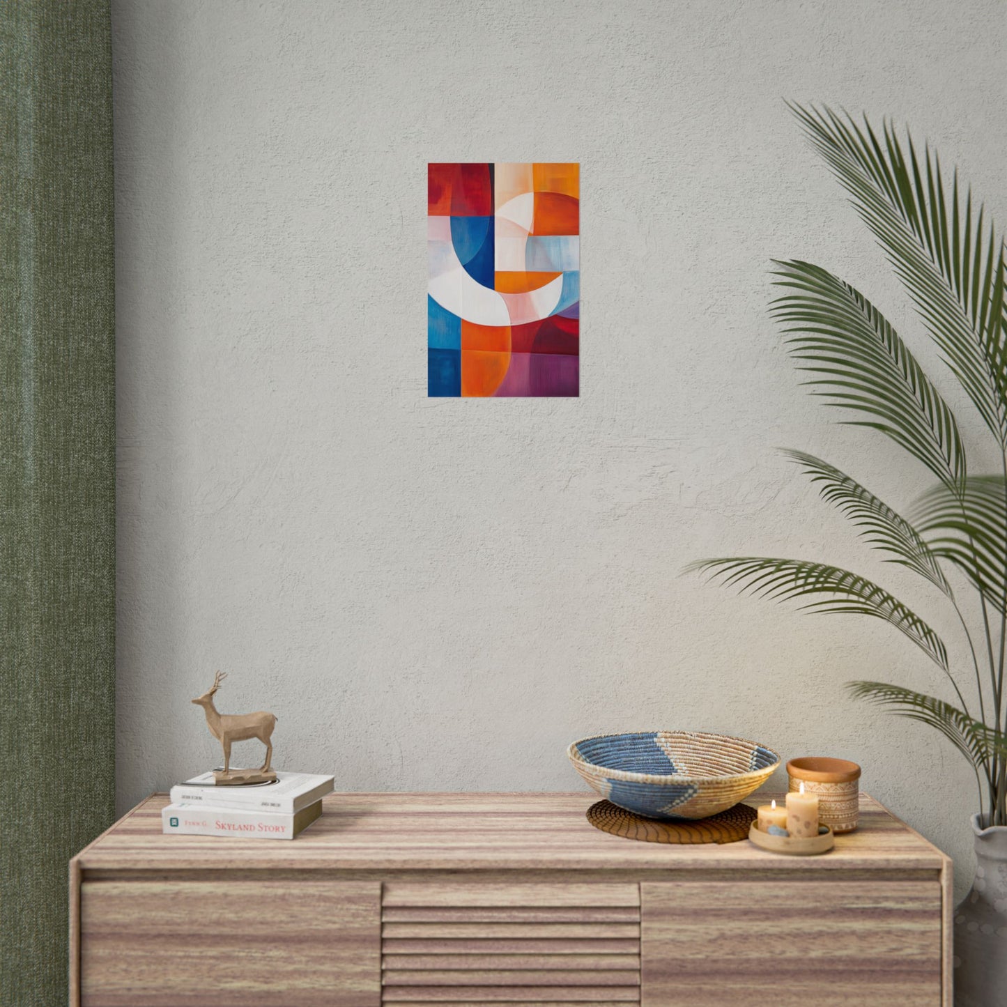 Geometric Harmony - Vibrant Abstract Art Print