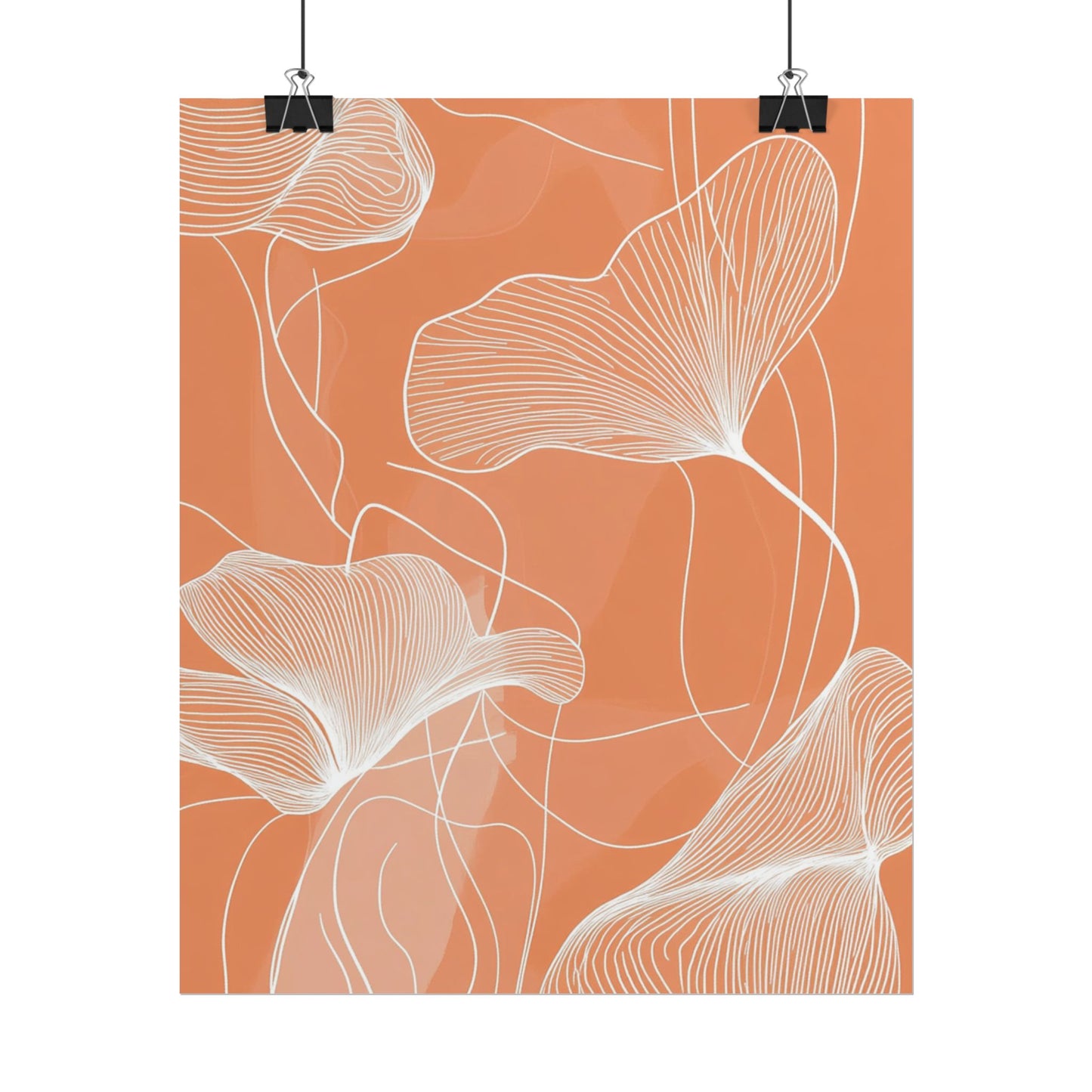 Serene Petals - Modern Abstract Art Print