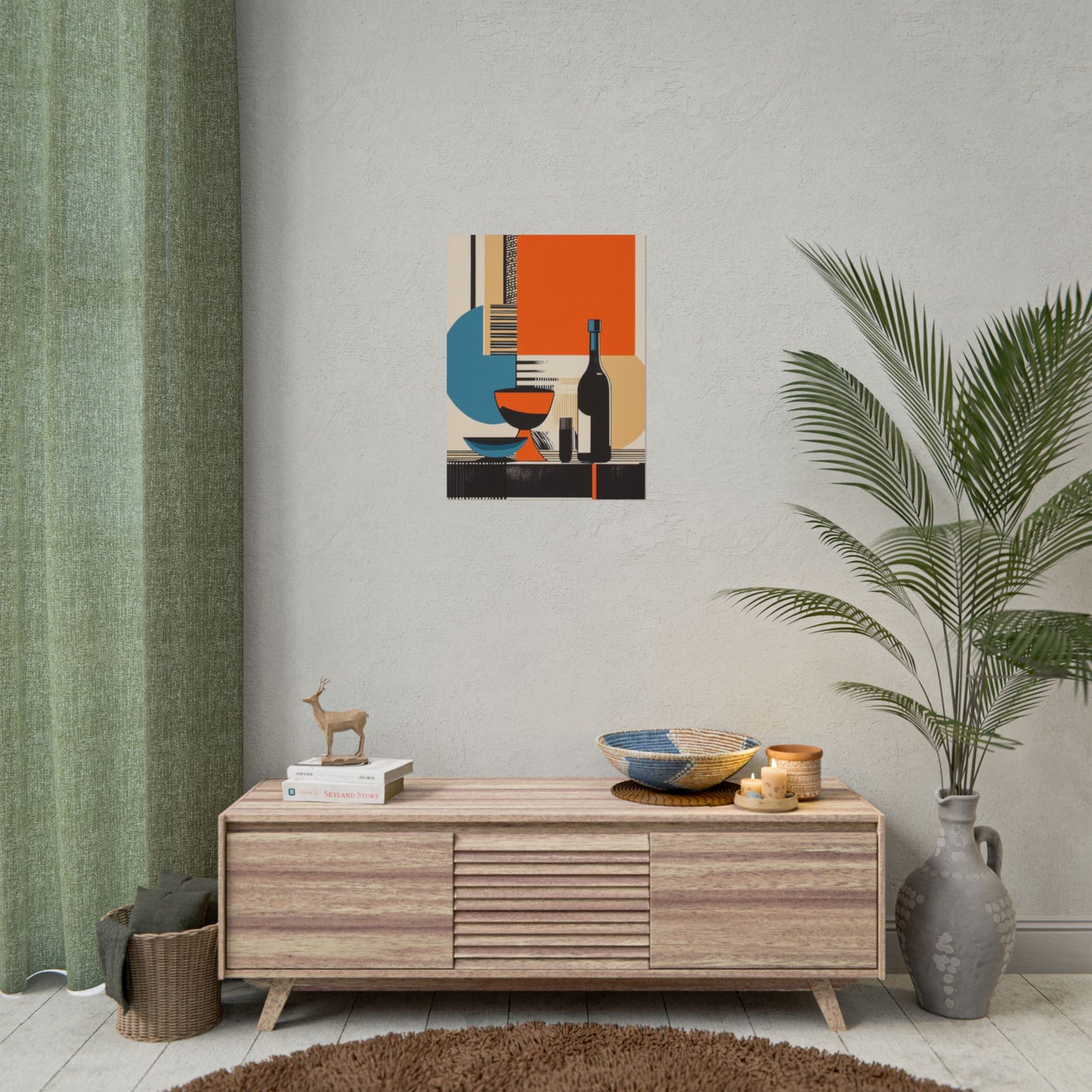 Modernist Still Life - Abstract Geometric Art Print