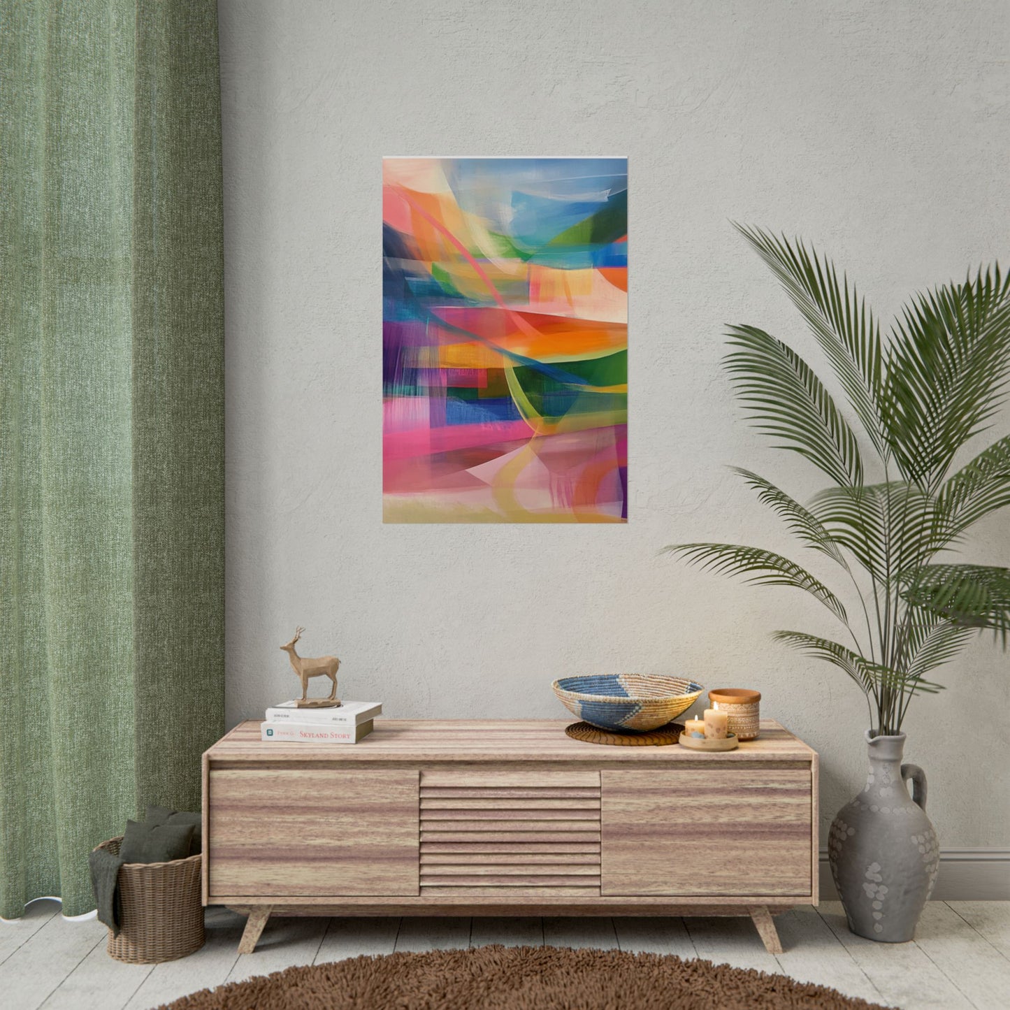 Vibrant Abstract Harmony - Art Print