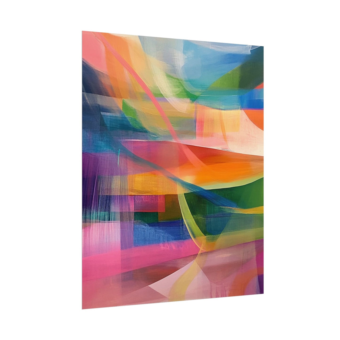 Vibrant Abstract Harmony - Art Print