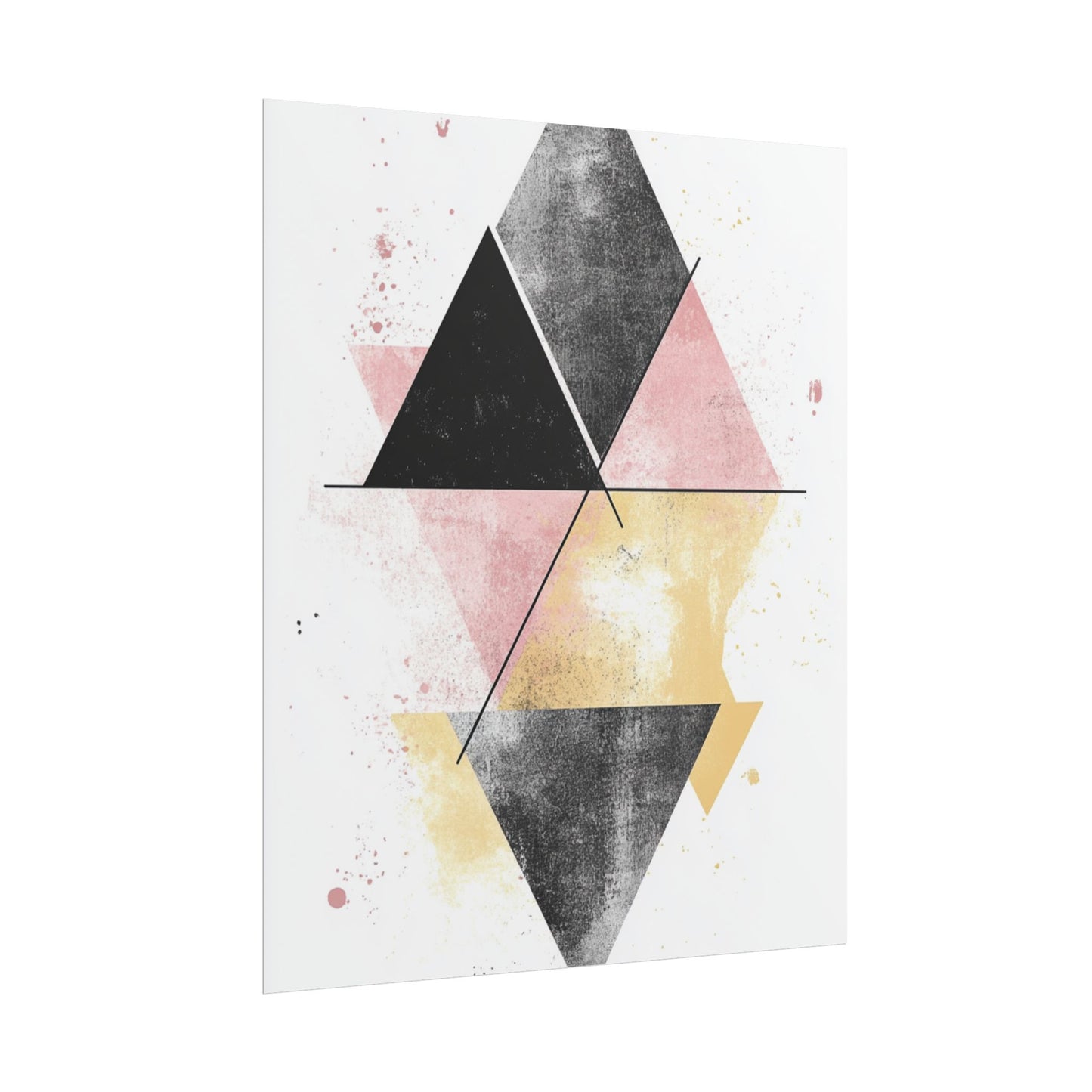 Geometric Symmetry - Abstract Art Print