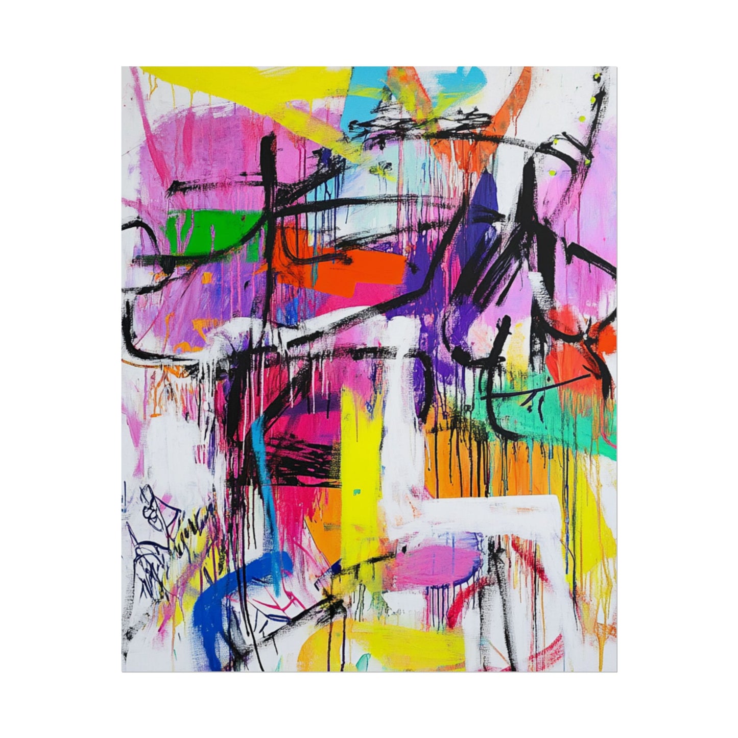 Urban Energy - Abstract Expressionist Art Print