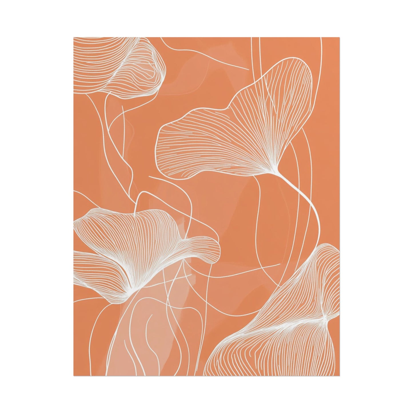 Serene Petals - Modern Abstract Art Print