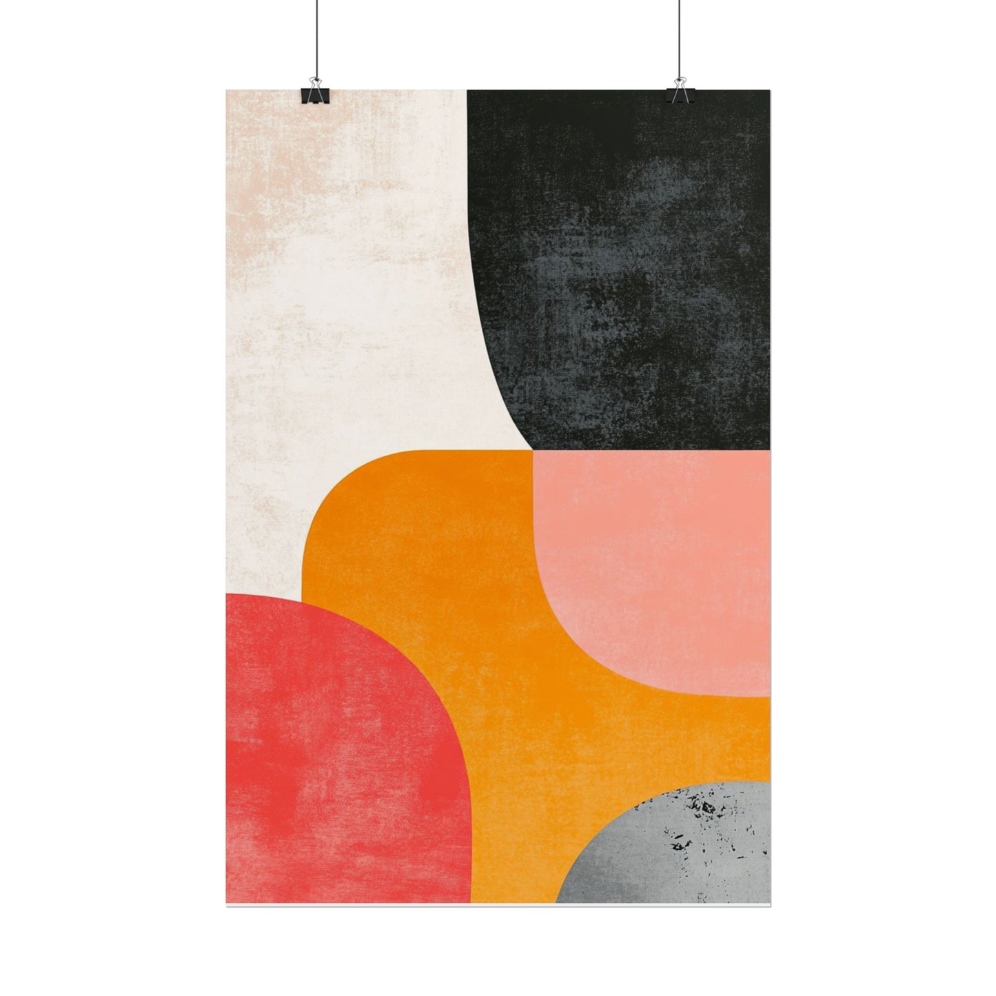 Retro Blocks - Mid-Century Modern Abstract Art Print