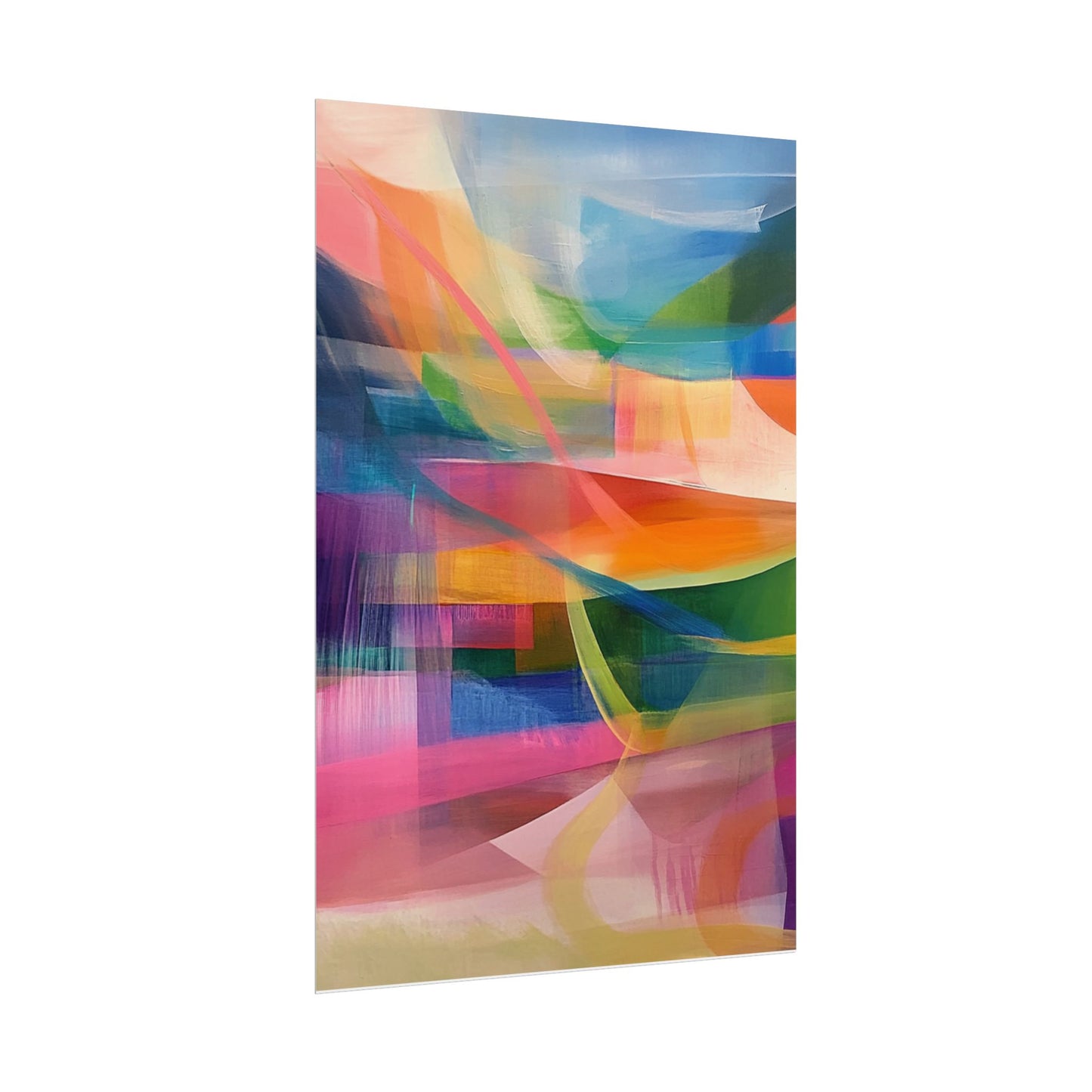 Vibrant Abstract Harmony - Art Print