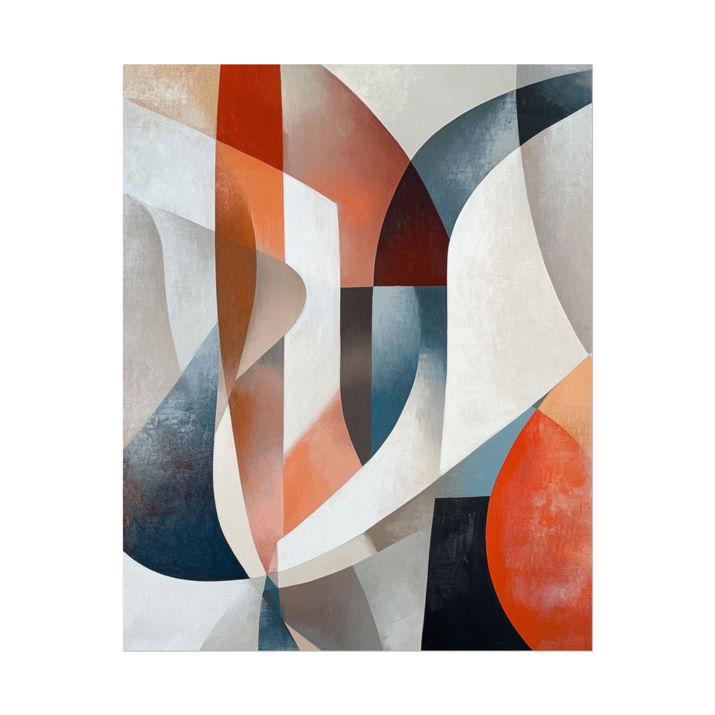 Geometric Harmony - Abstract Art Print