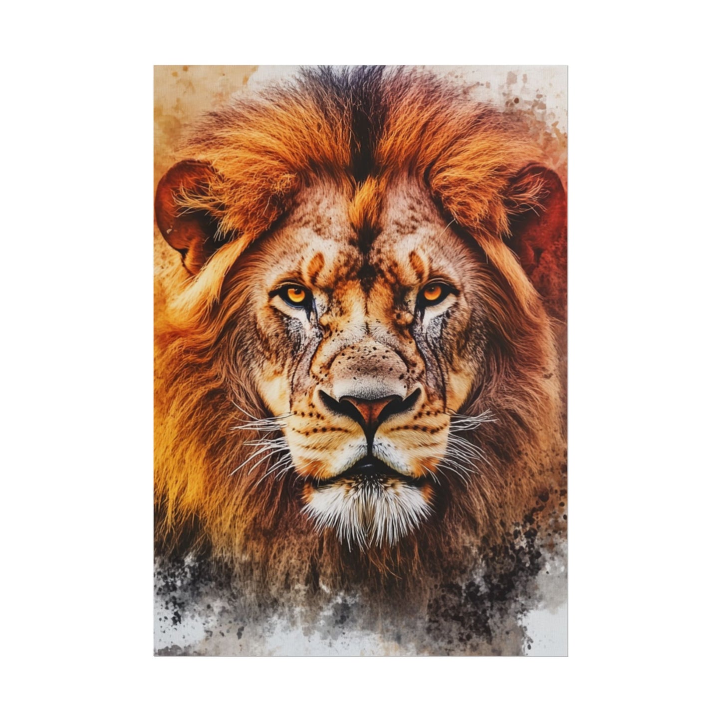 Regal Majesty - Abstract Lion Art Print