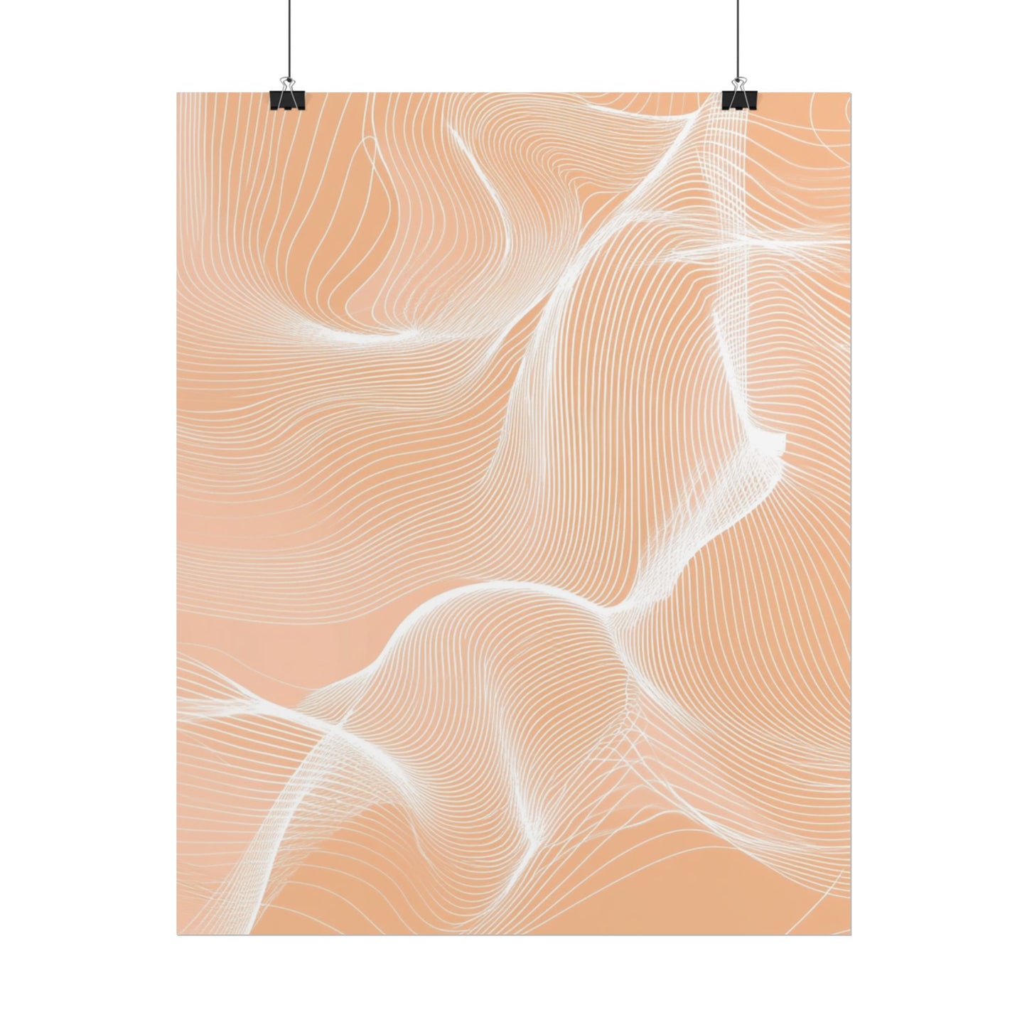 Ethereal Waves - Minimalist Abstract Art Print