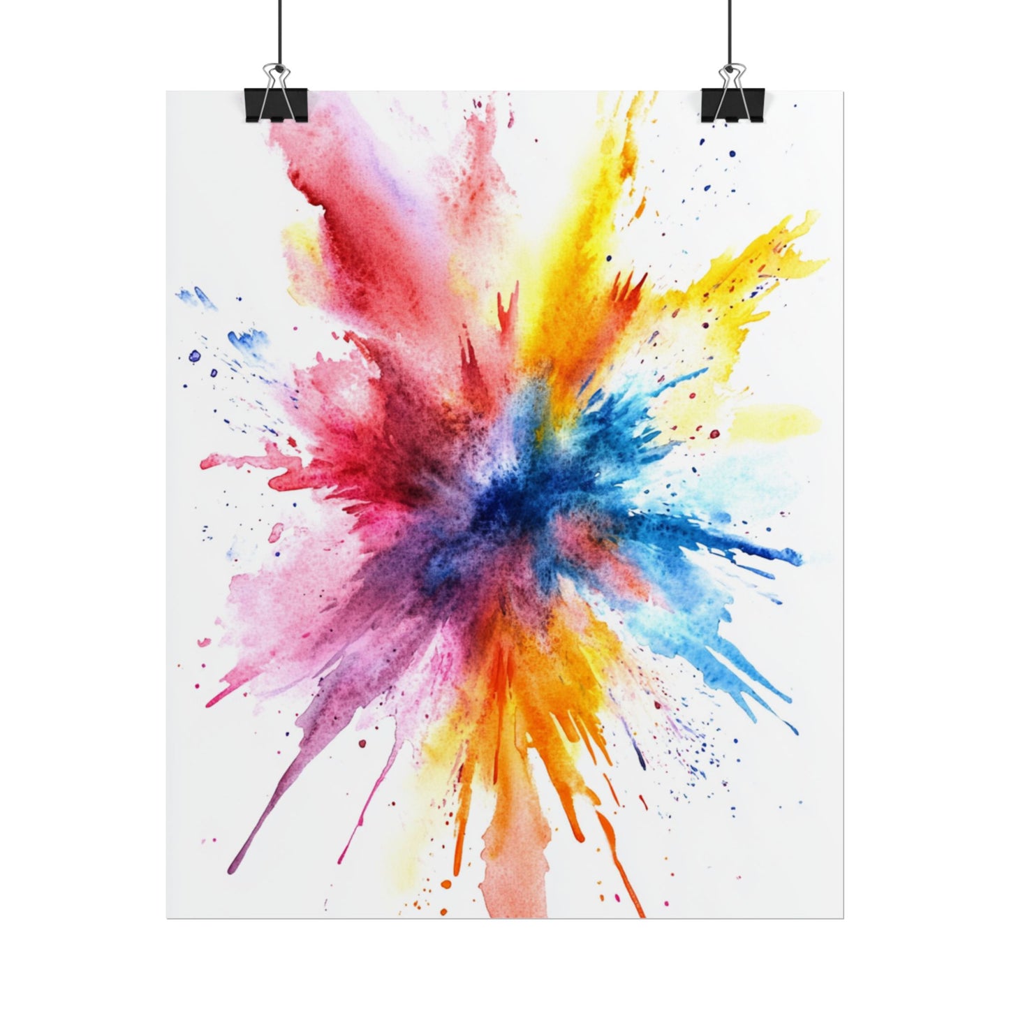 Explosion of Colour - Vibrant Abstract Burst Art