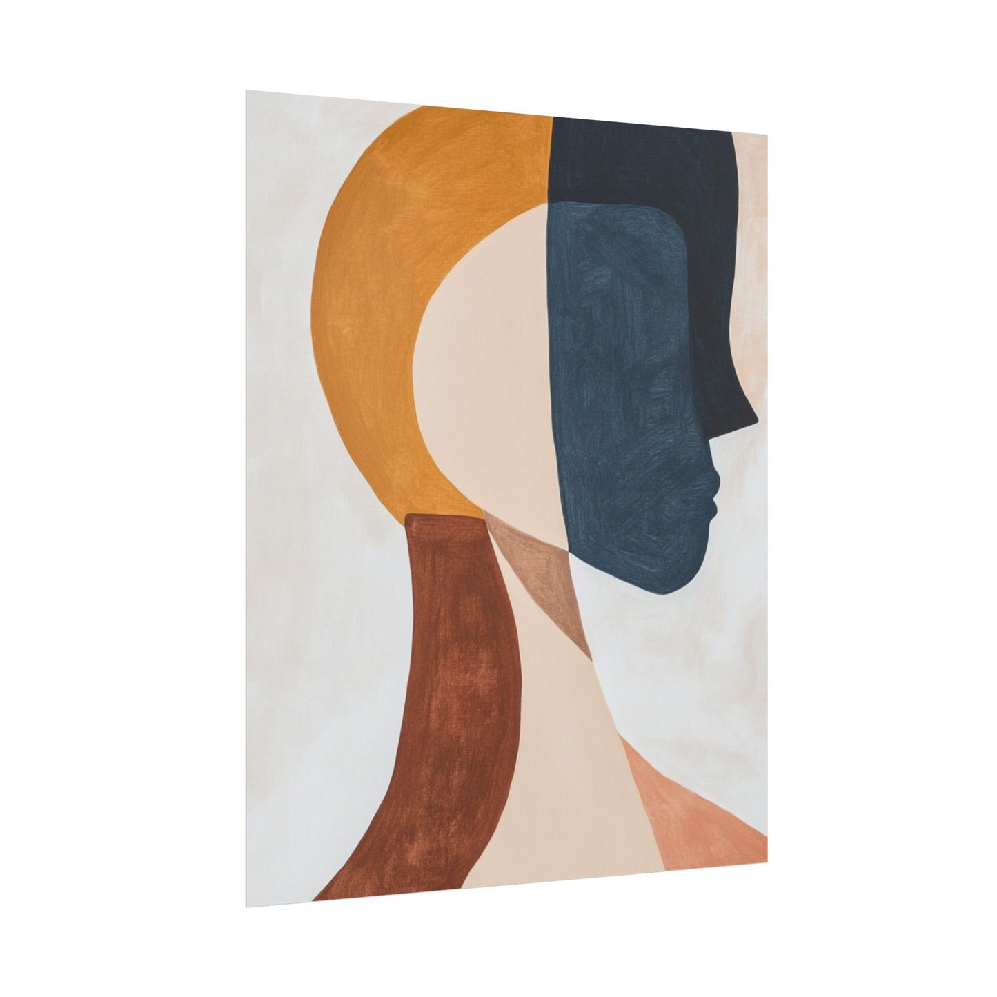 Dual Perspectives - Abstract Silhouette Art Print