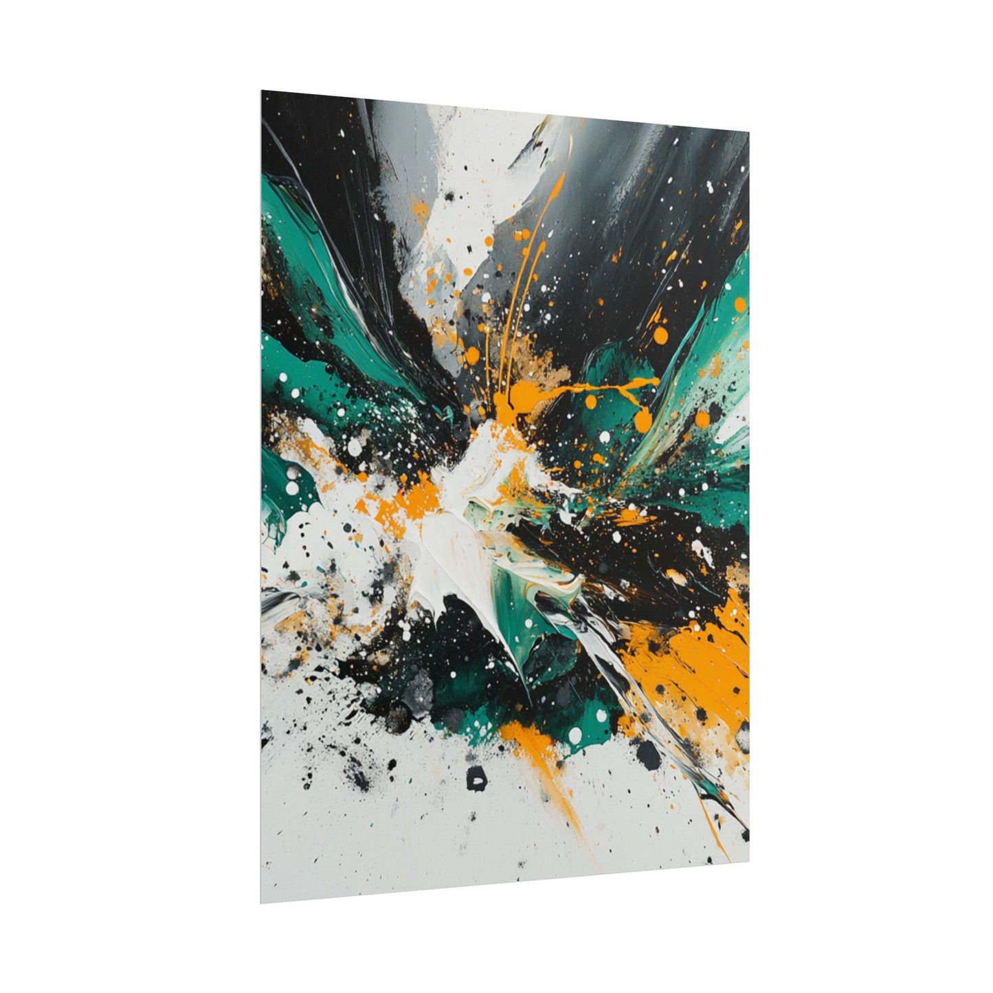 Explosive Fusion - Dynamic Abstract Art Print