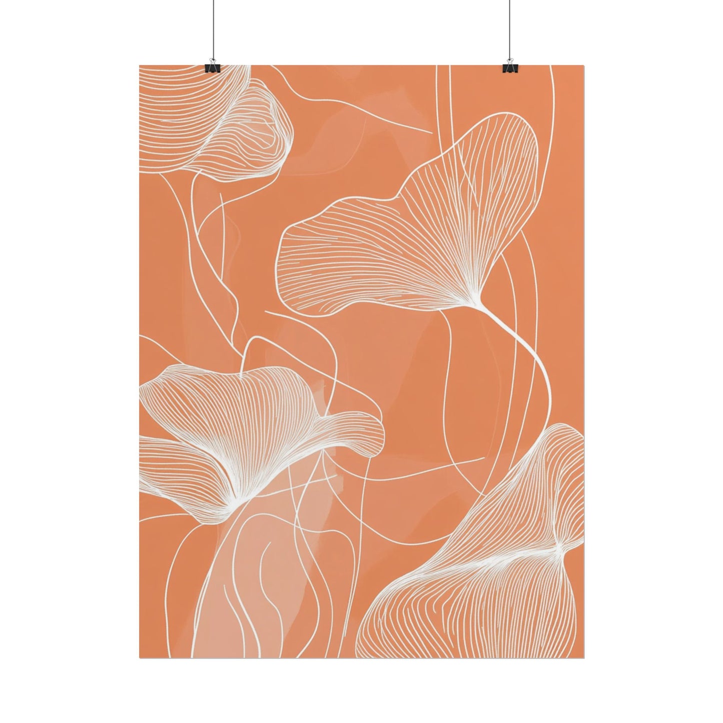 Serene Petals - Modern Abstract Art Print