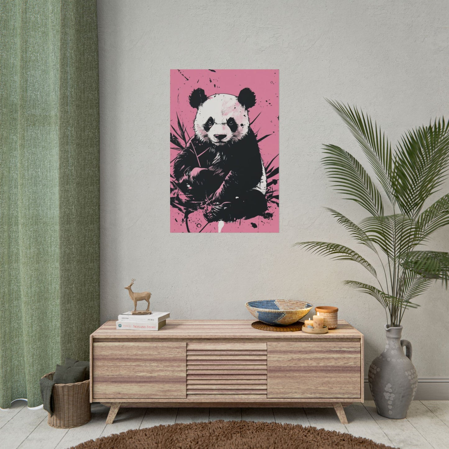 Urban Panda - Abstract Graffiti Art Print