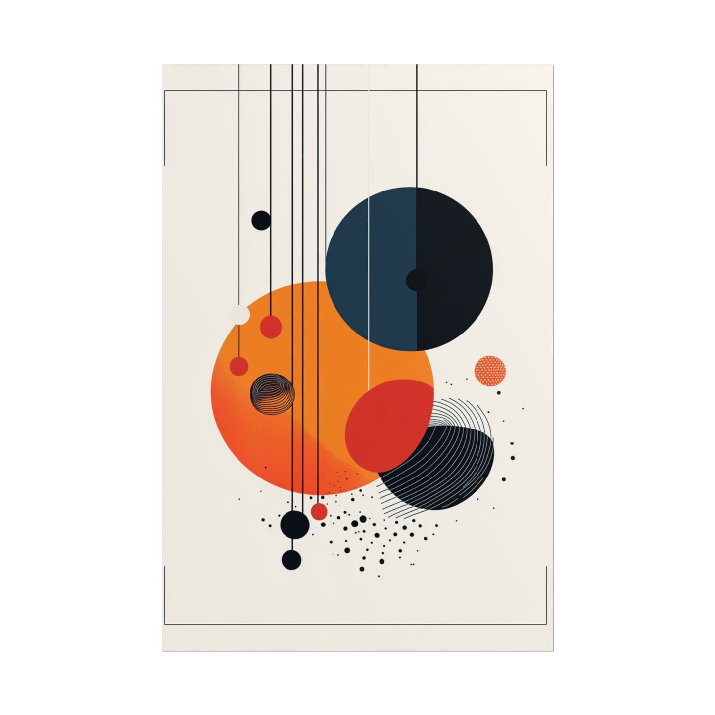 Solar Spheres - Abstract Geometric Art Print