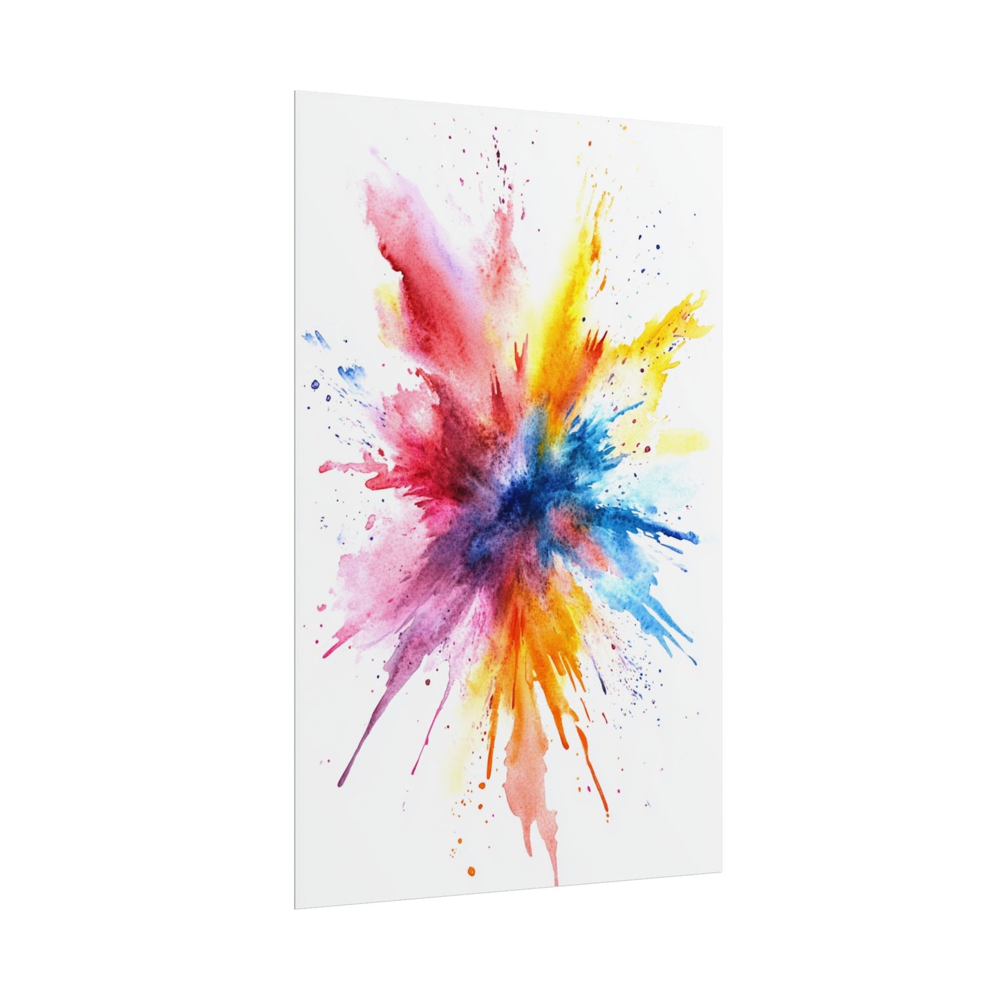 Explosion of Colour - Vibrant Abstract Burst Art