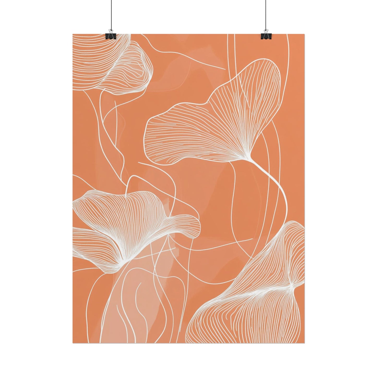 Serene Petals - Modern Abstract Art Print