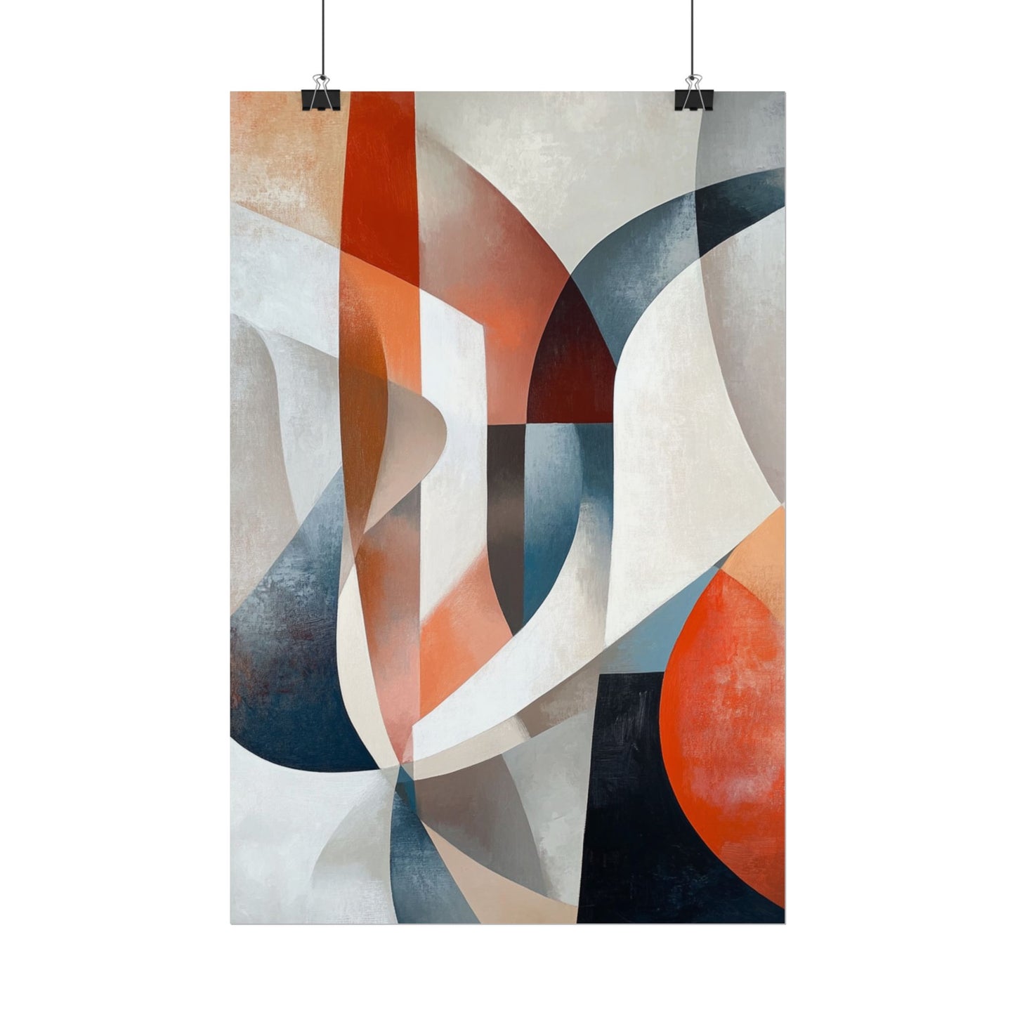 Geometric Harmony - Abstract Art Print