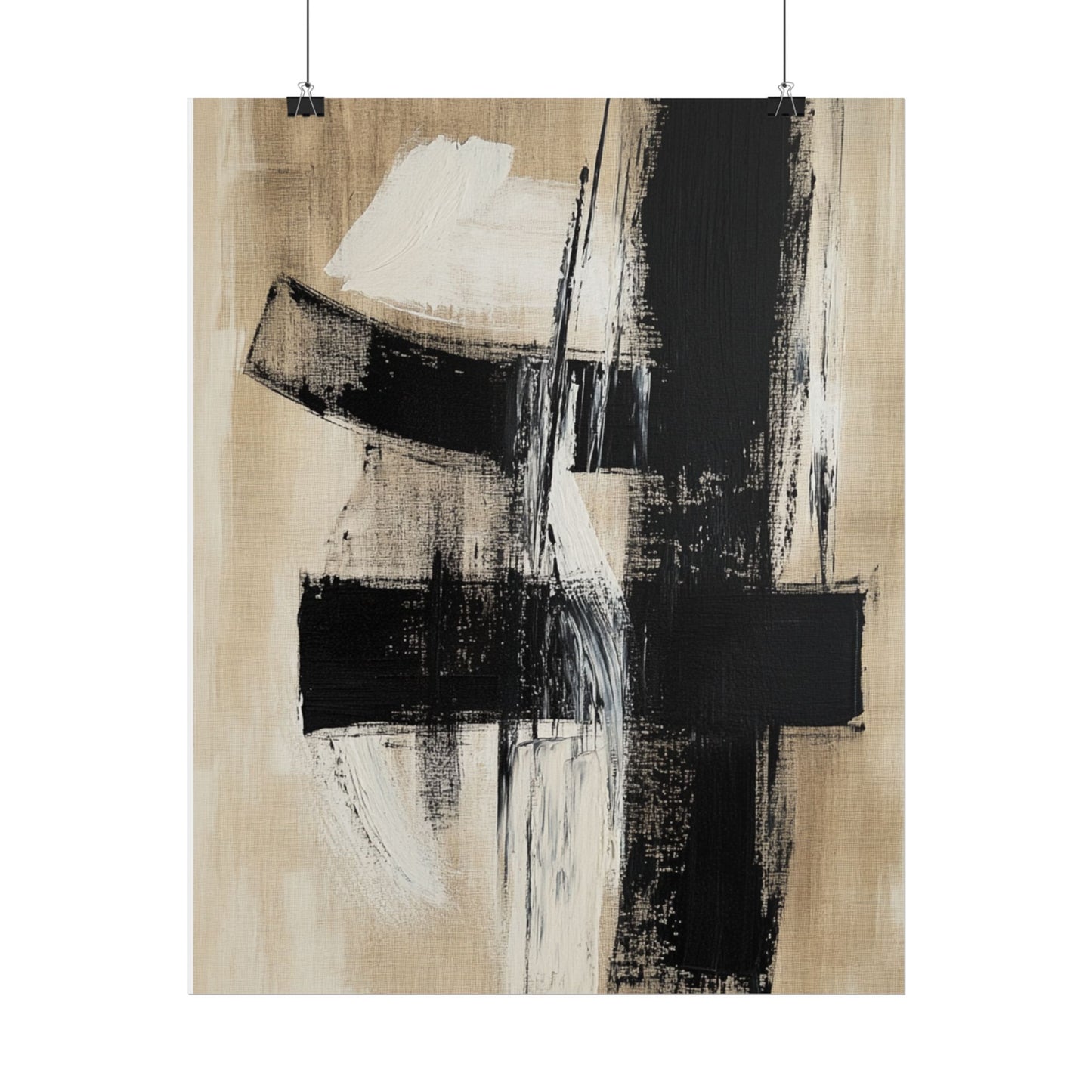 Muted Elegance - Minimalist Abstract Art Print