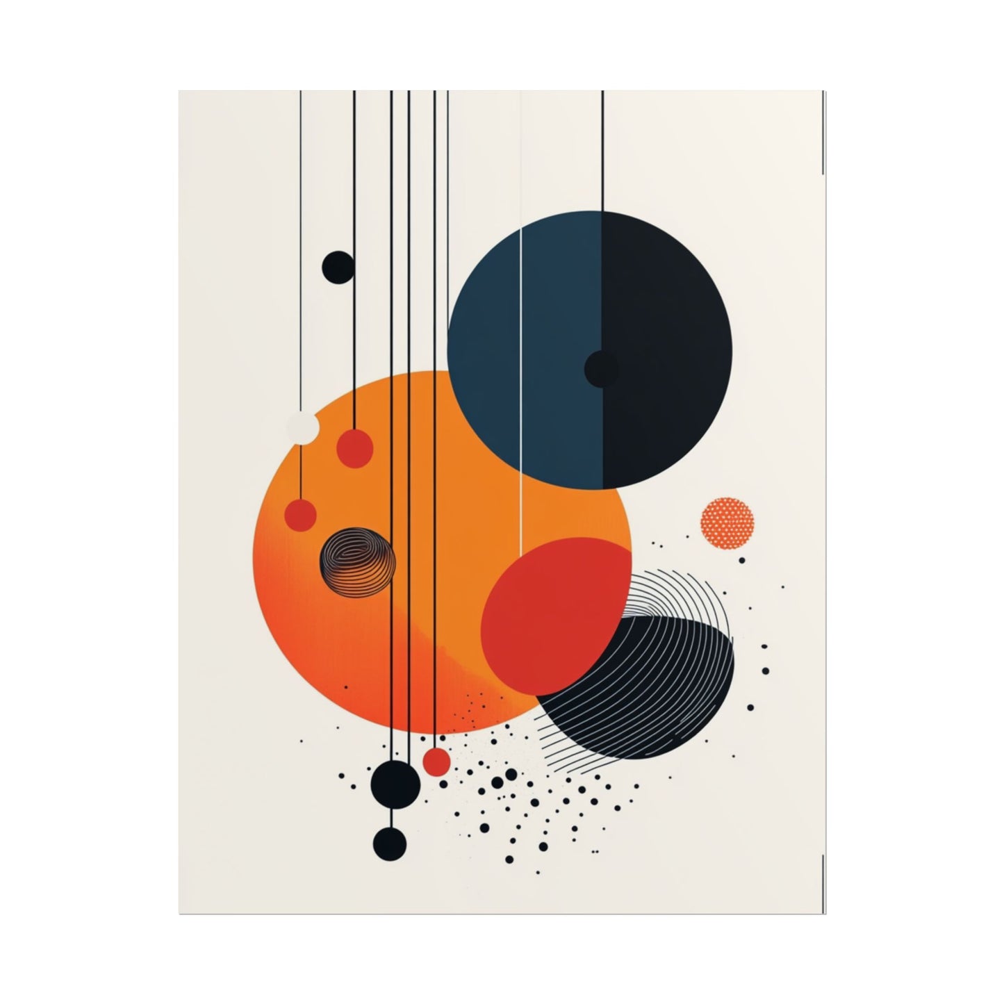 Solar Spheres - Abstract Geometric Art Print