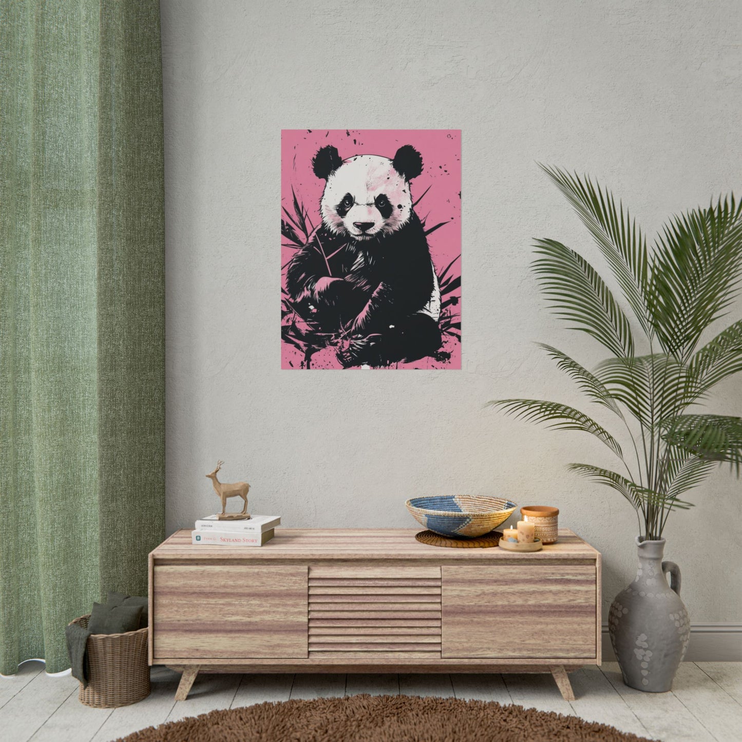 Urban Panda - Abstract Graffiti Art Print