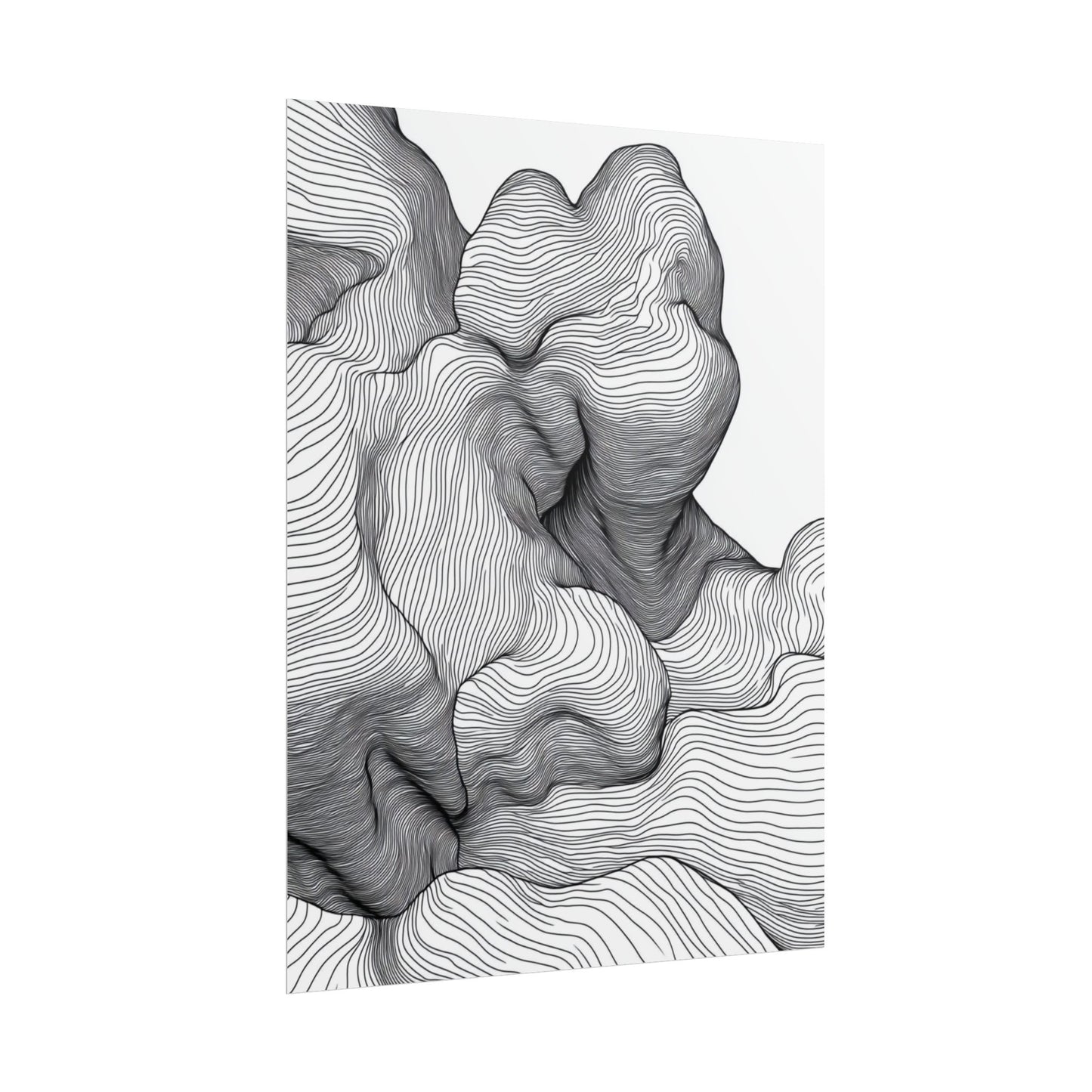 Flow of Lines - Abstract Organic Contours