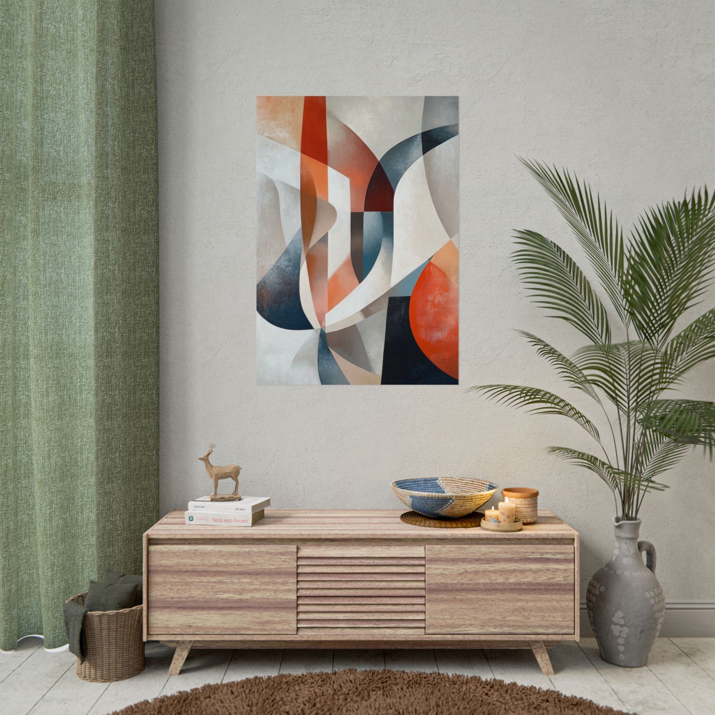 Geometric Harmony - Abstract Art Print