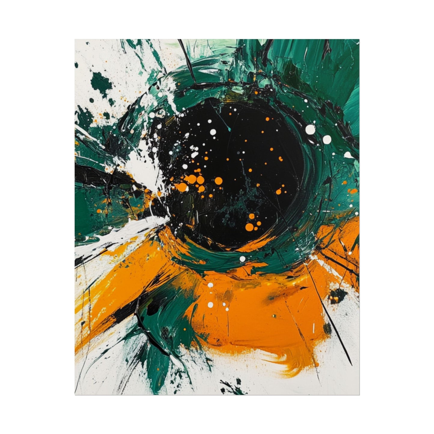 Vortex of Vibrance - Abstract Energy Art Print