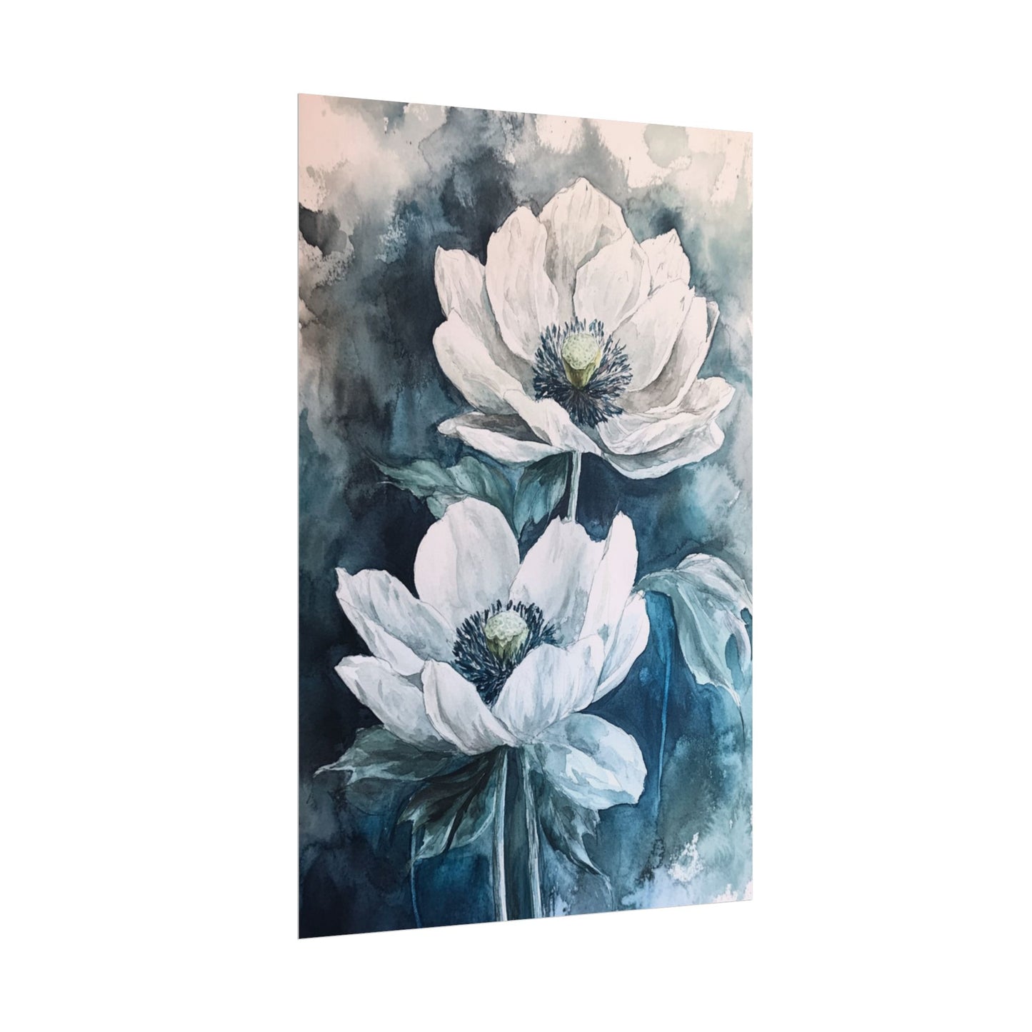 Ethereal Blooms - Abstract Floral Art in Soft Tones