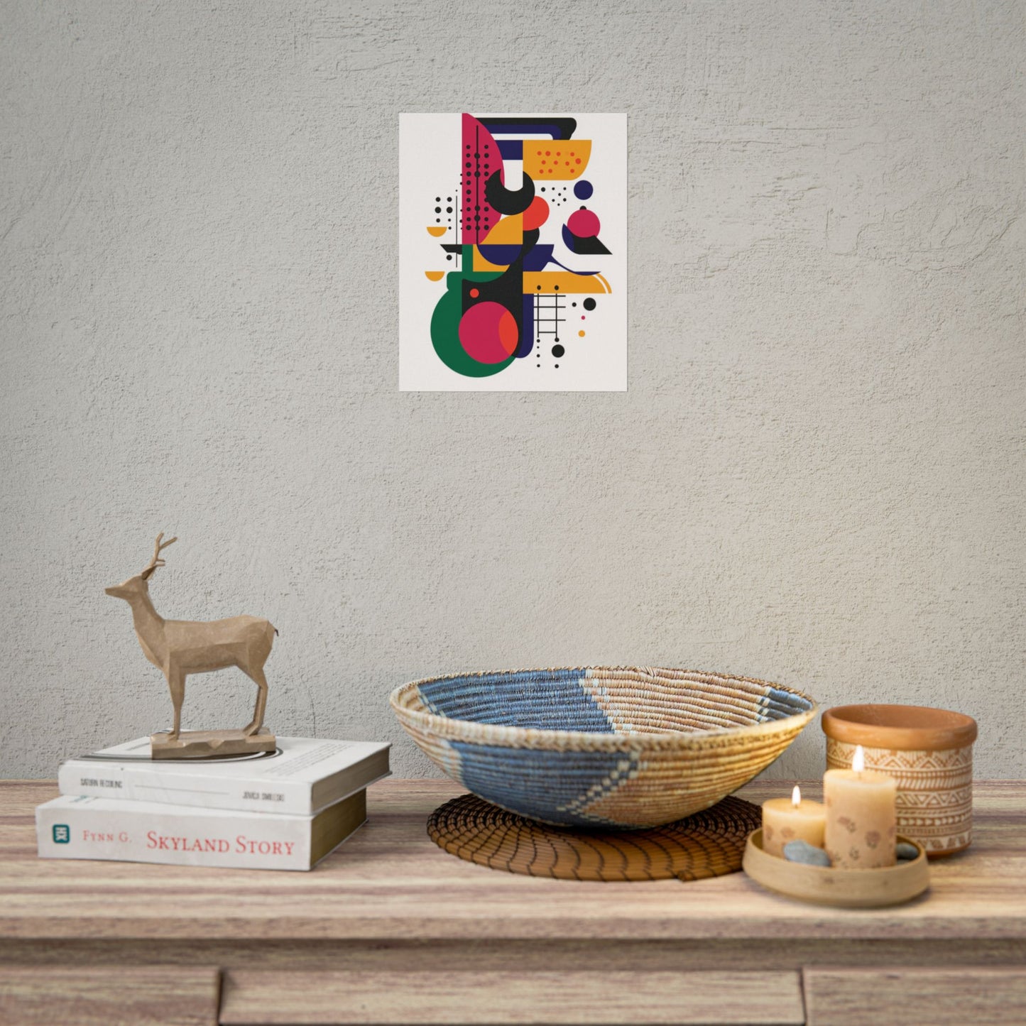 Modern Vibes - Geometric Abstract Art Print