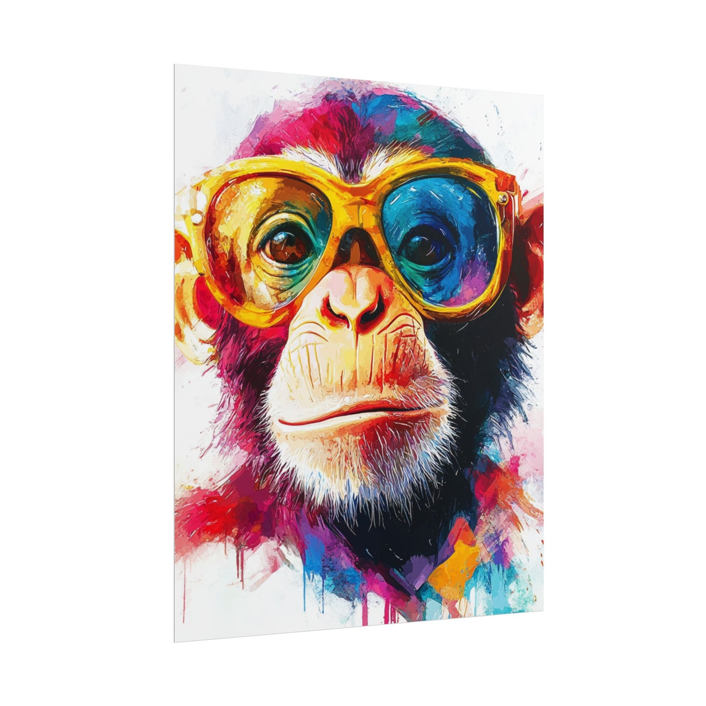 Cool Chimp - Abstract Art with a Splash of Colour