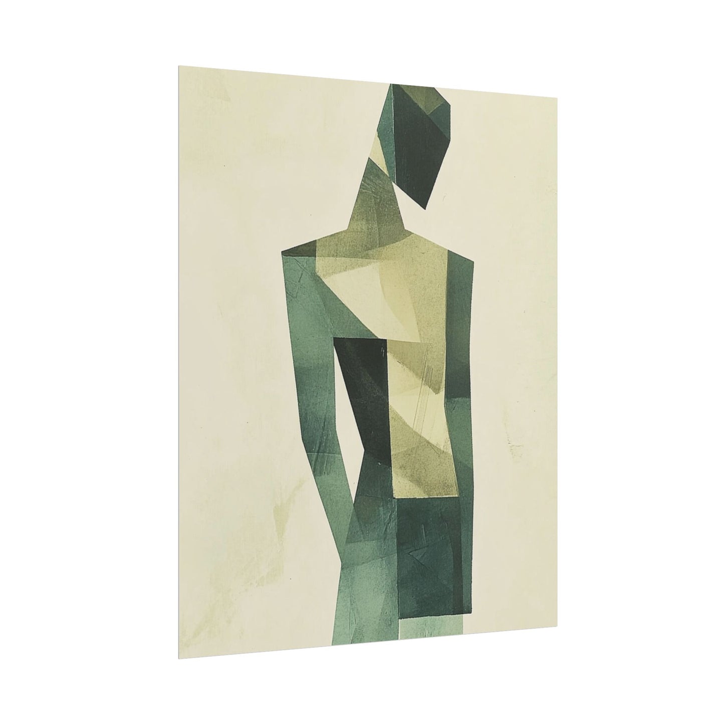 Contemplative Form - Geometric Abstract Art Print