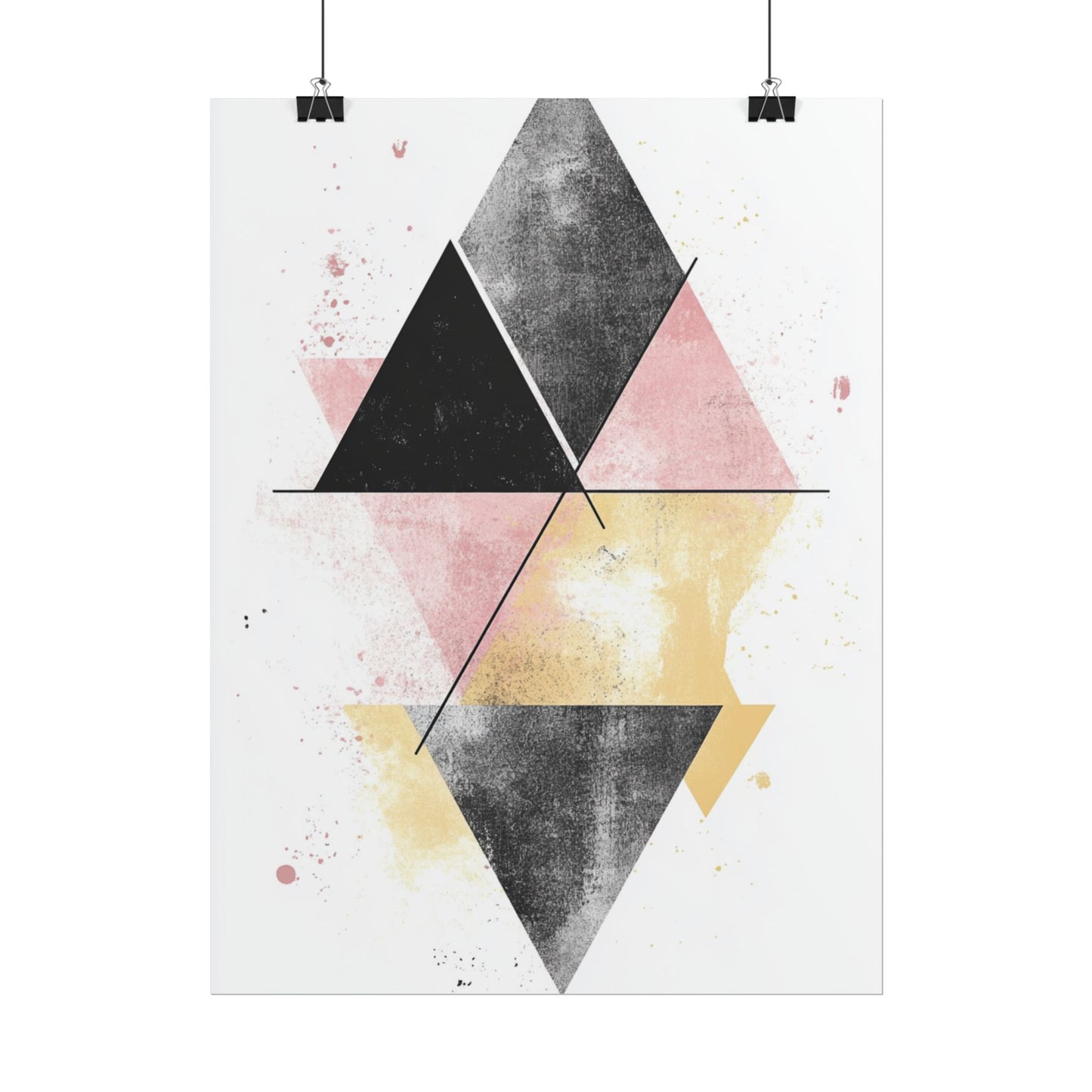 Geometric Symmetry - Abstract Art Print