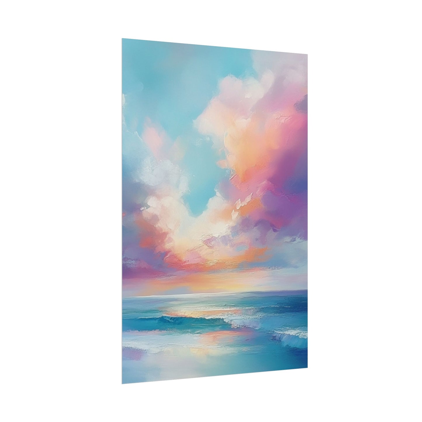 Serenity in Colour - Abstract Sky and Sea Landscape