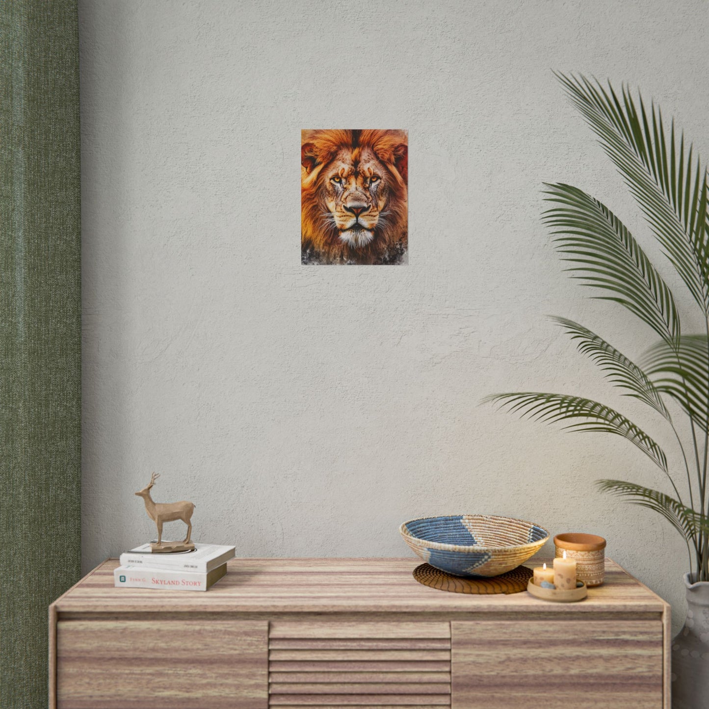 Regal Majesty - Abstract Lion Art Print