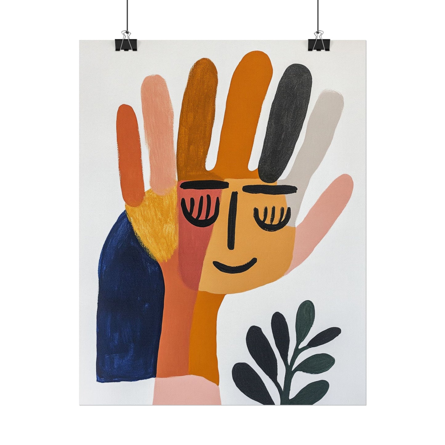 Joyful Hand - Playful Abstract Art Print