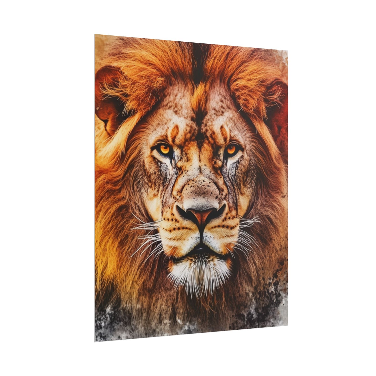 Regal Majesty - Abstract Lion Art Print