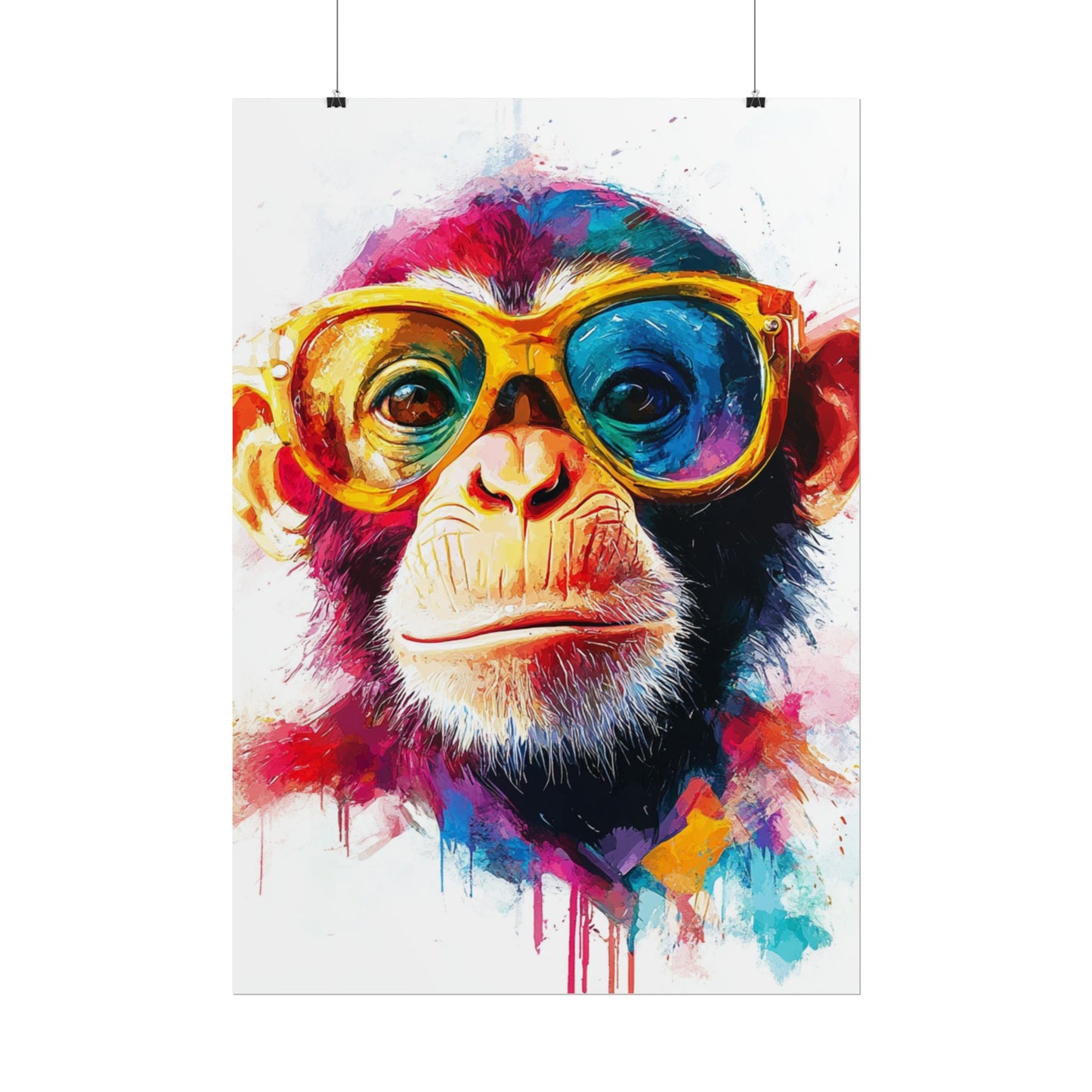 Cool Chimp - Abstract Art with a Splash of Colour