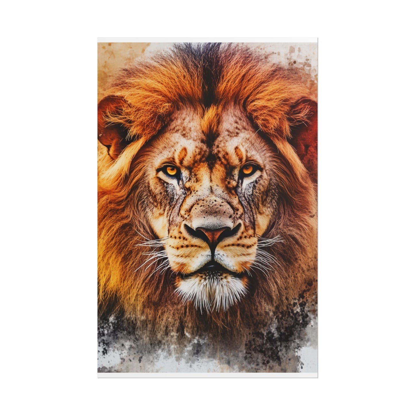 Regal Majesty - Abstract Lion Art Print