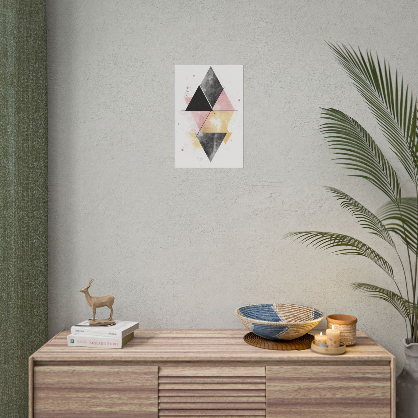 Geometric Symmetry - Abstract Art Print