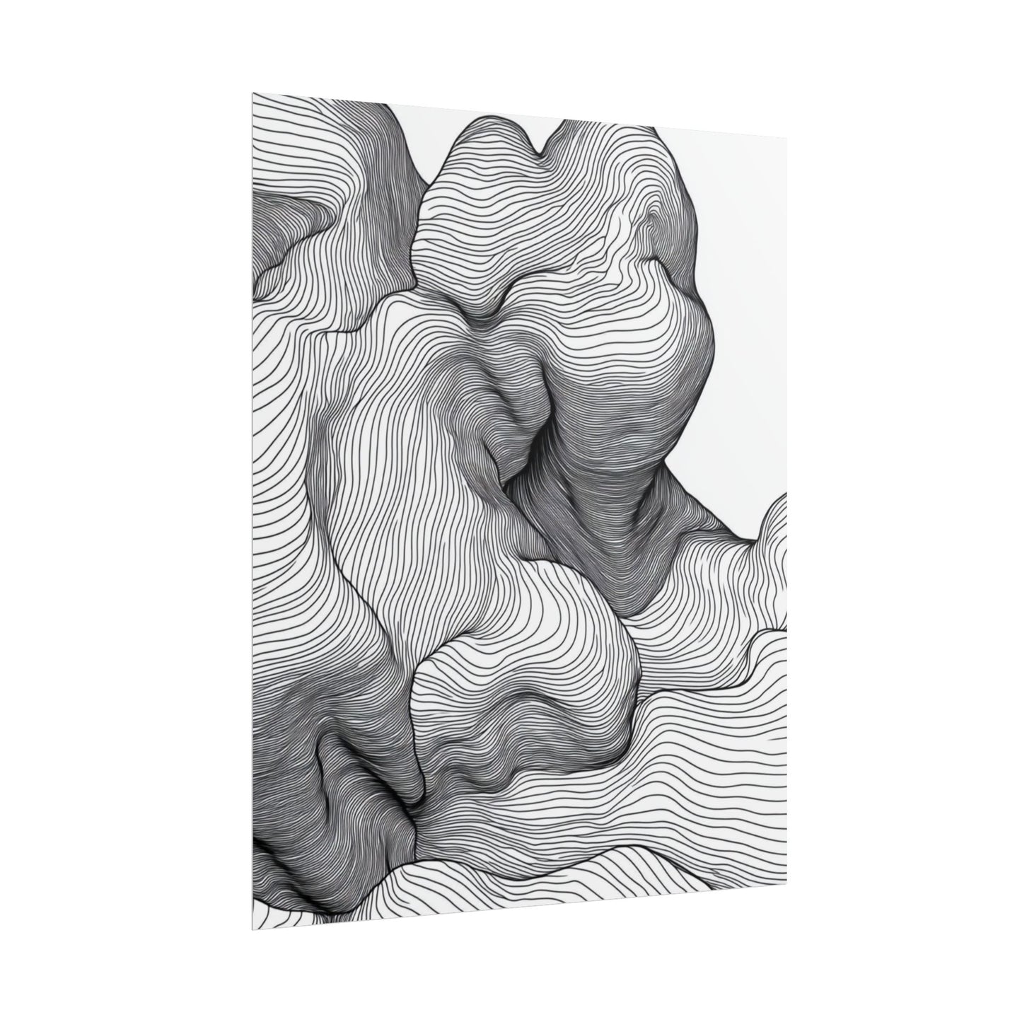 Flow of Lines - Abstract Organic Contours