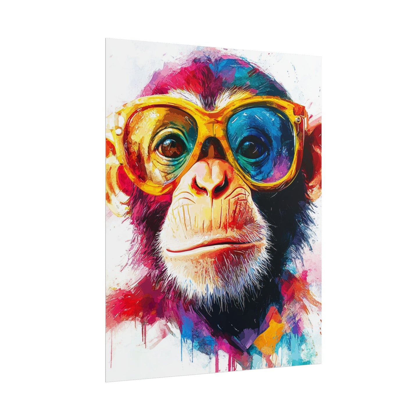 Cool Chimp - Abstract Art with a Splash of Colour