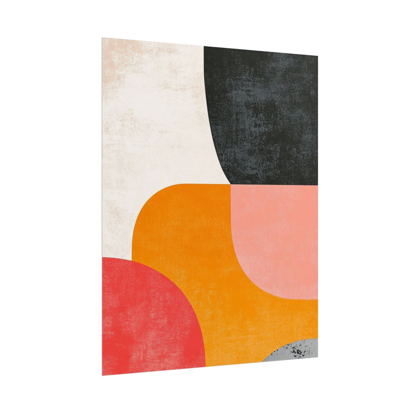 Retro Blocks - Mid-Century Modern Abstract Art Print