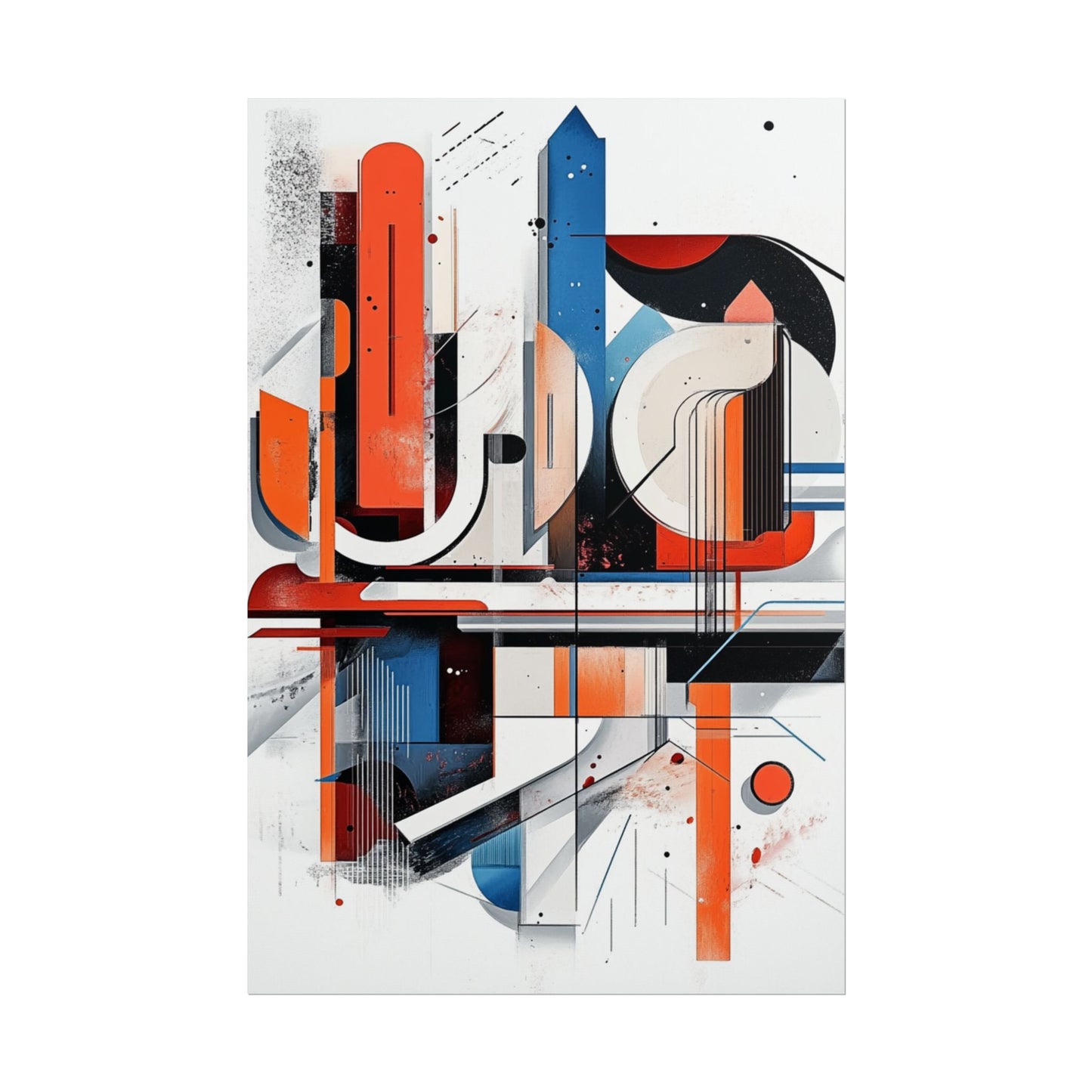 Urban Symphony - Geometric Abstract Art Print